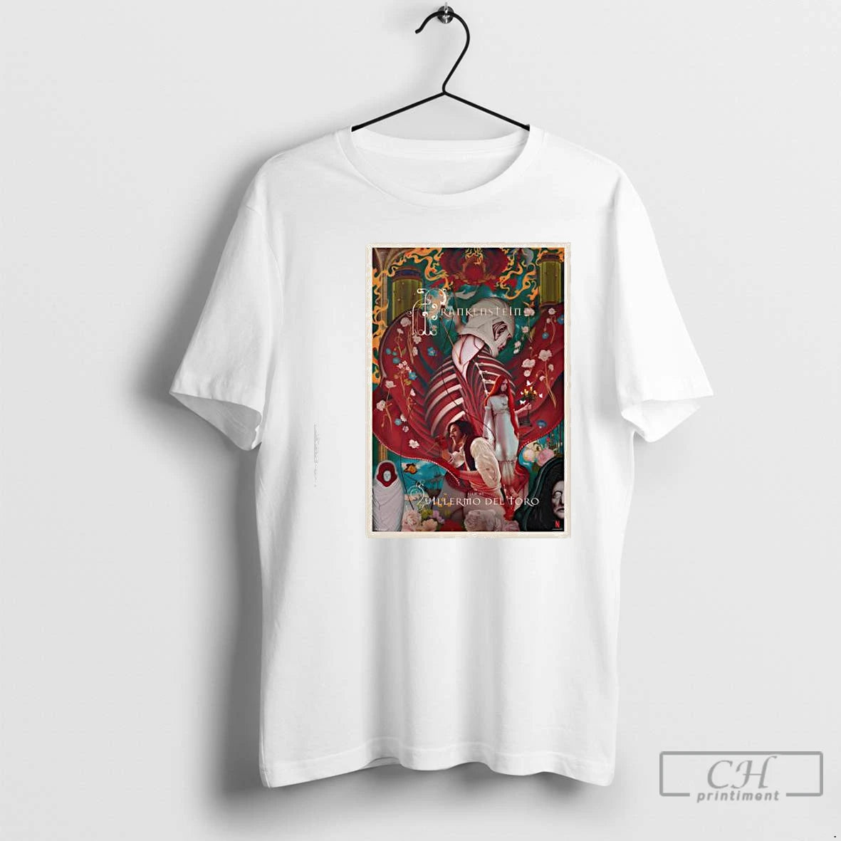 Classic Frankenstein X James Jean Framed T-Shirts, Hoodie, Sweatshirt | PopFlextees.com