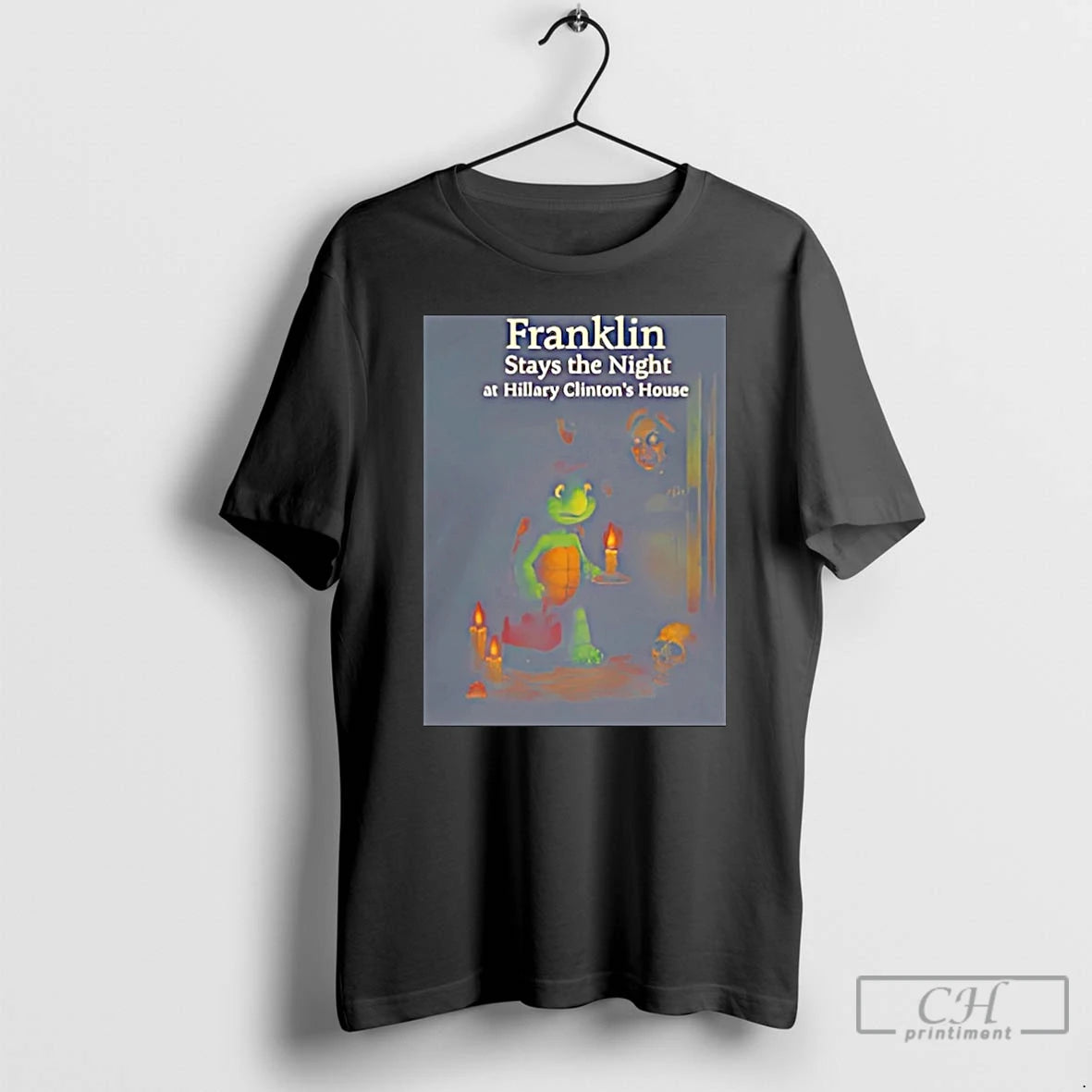 Classic Franklin Stays The Night At Hillary Clintons House Christmas T-Shirts, Hoodie, Sweatshirt | PopFlextees.com