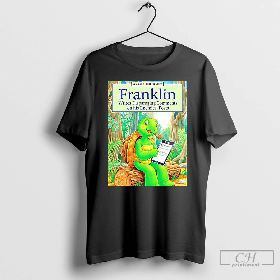 Classic Franklin Writes Disparaging Comments On His Enemies Posts T-Shirts, Hoodie, Sweatshirt | PopFlextees.com