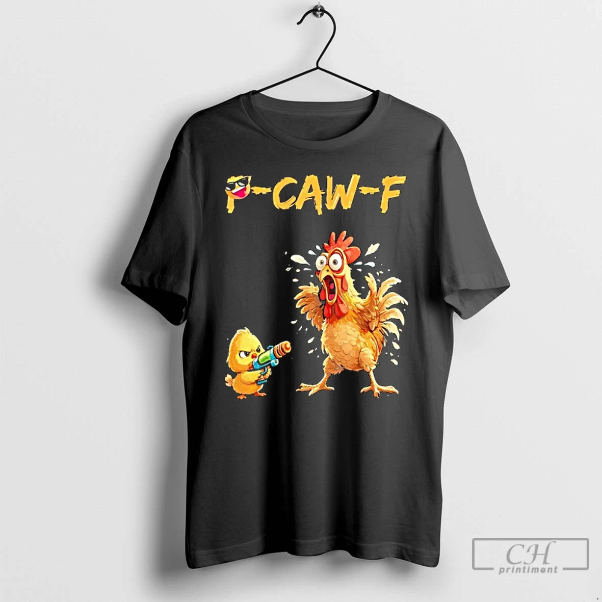 Classic Funny Rooster Caw F Chicken T-Shirts, Hoodie, Sweatshirt | PopFlextees.com