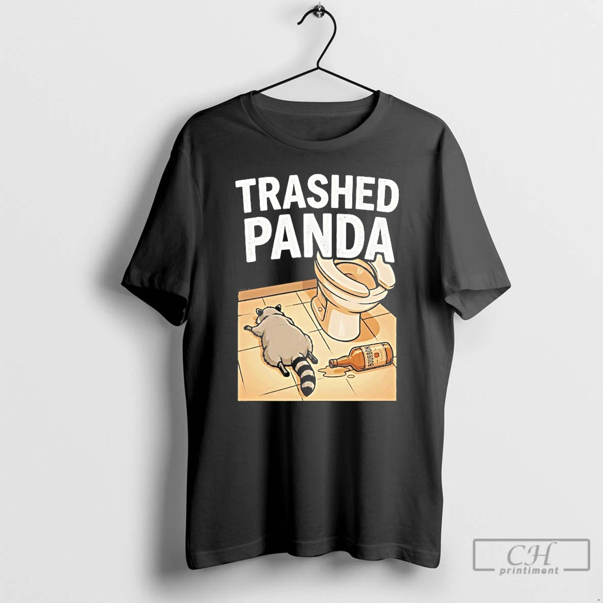 Classic Funny Trashed Panda Drunk Raccoon T-Shirts, Hoodie, Sweatshirt | PopFlextees.com