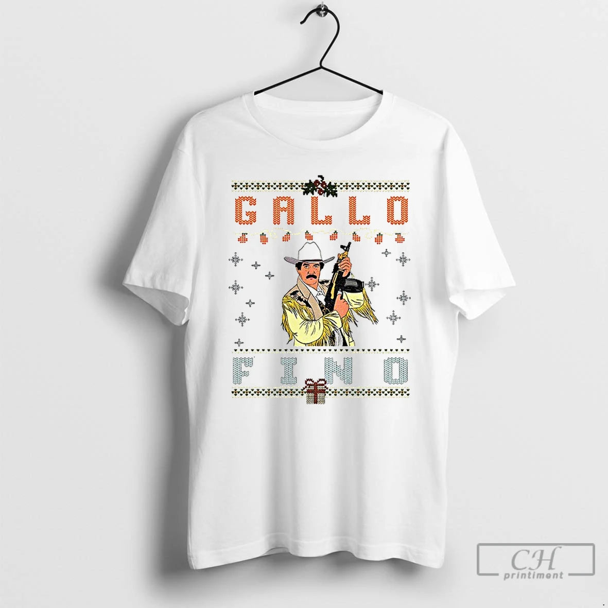 Classic Gallo Fino Mexican Cowboy Mexican Corrido Merry Christmas T-Shirts, Hoodie, Sweatshirt | PopFlextees.com
