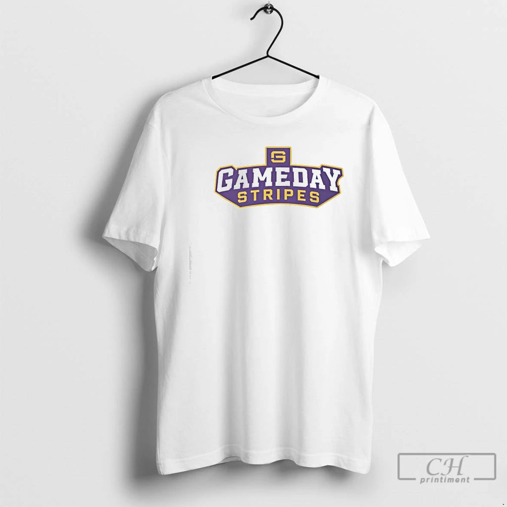 Classic Gameday Stripes Logo T-Shirts, Hoodie, Sweatshirt | PopFlextees.com