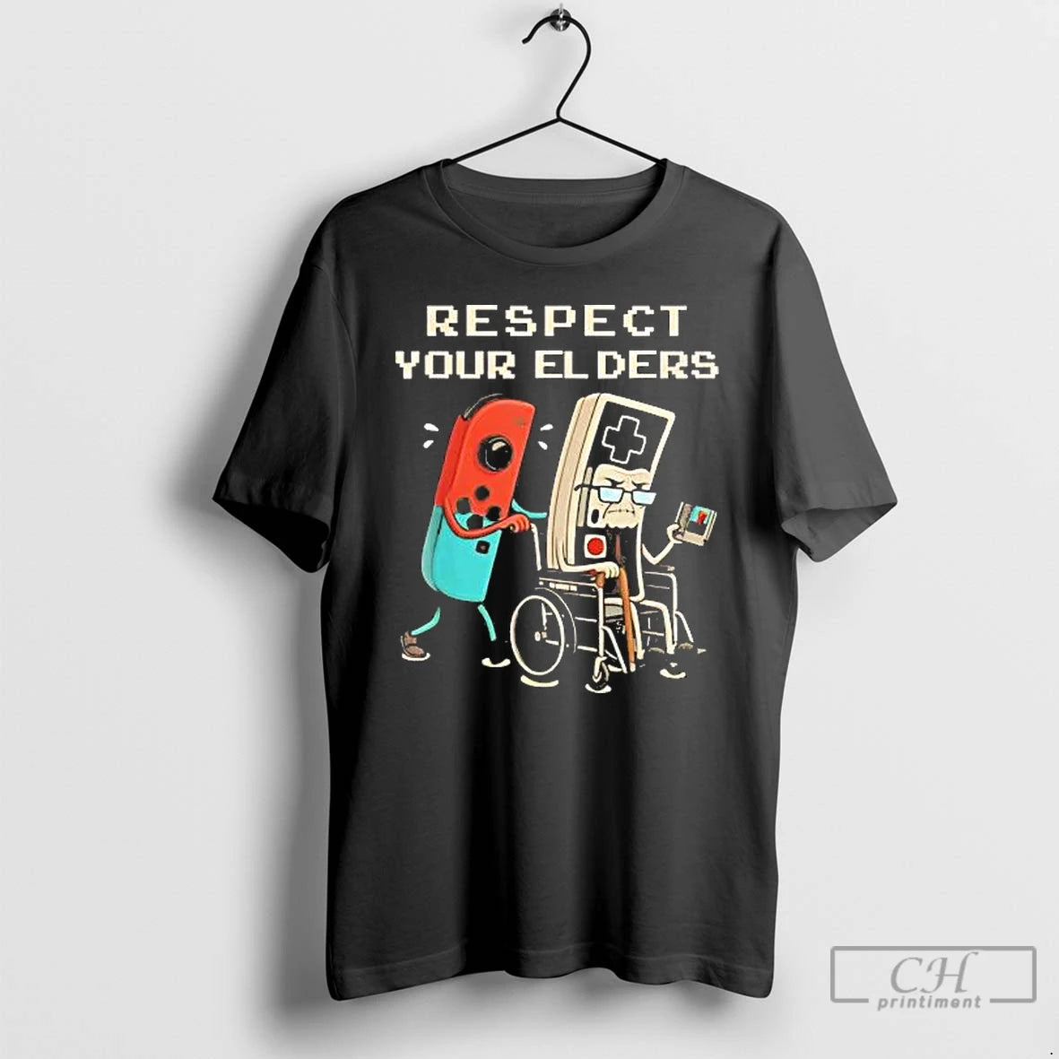 Classic Gaming Respect Your Elders T-Shirts, Hoodie, Sweatshirt | PopFlextees.com