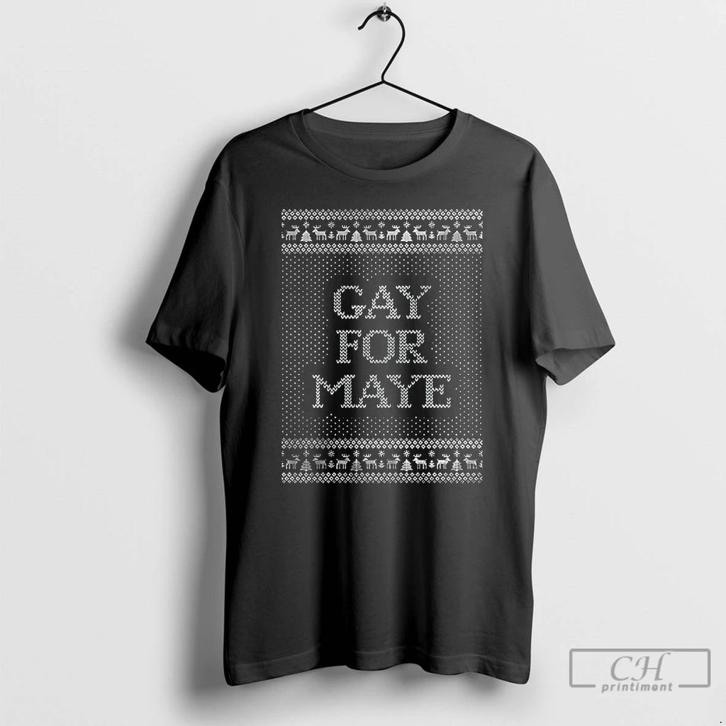 Classic Gay For Maye Drake Maye Ugly Xmas T-Shirts, Hoodie, Sweatshirt | PopFlextees.com