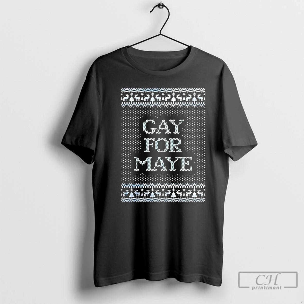 Classic Gay For Maye Tacky Ugly Christmas T-Shirts, Hoodie, Sweatshirt | PopFlextees.com