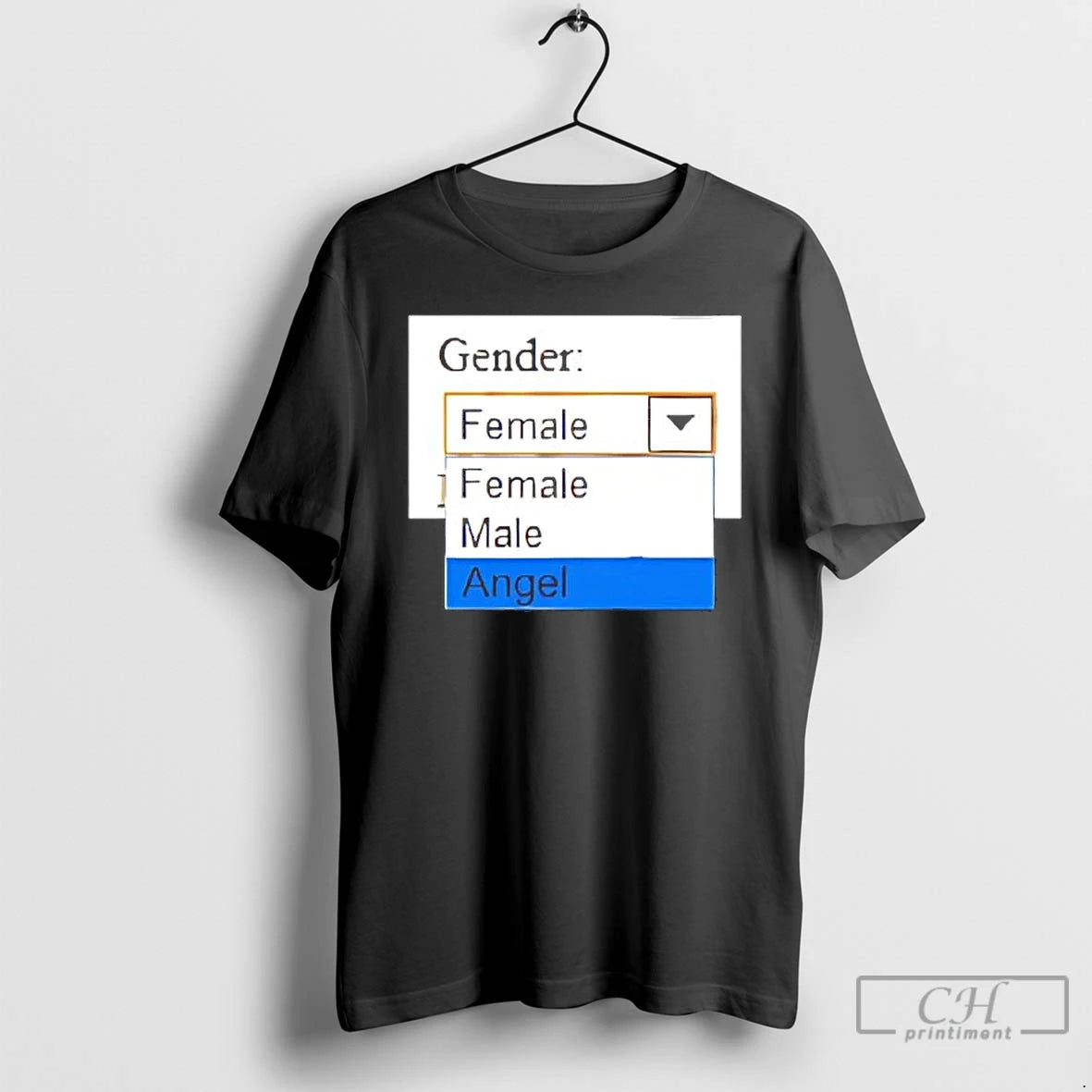 Classic Gender Female Male Angel T-Shirts, Hoodie, Sweatshirt | PopFlextees.com