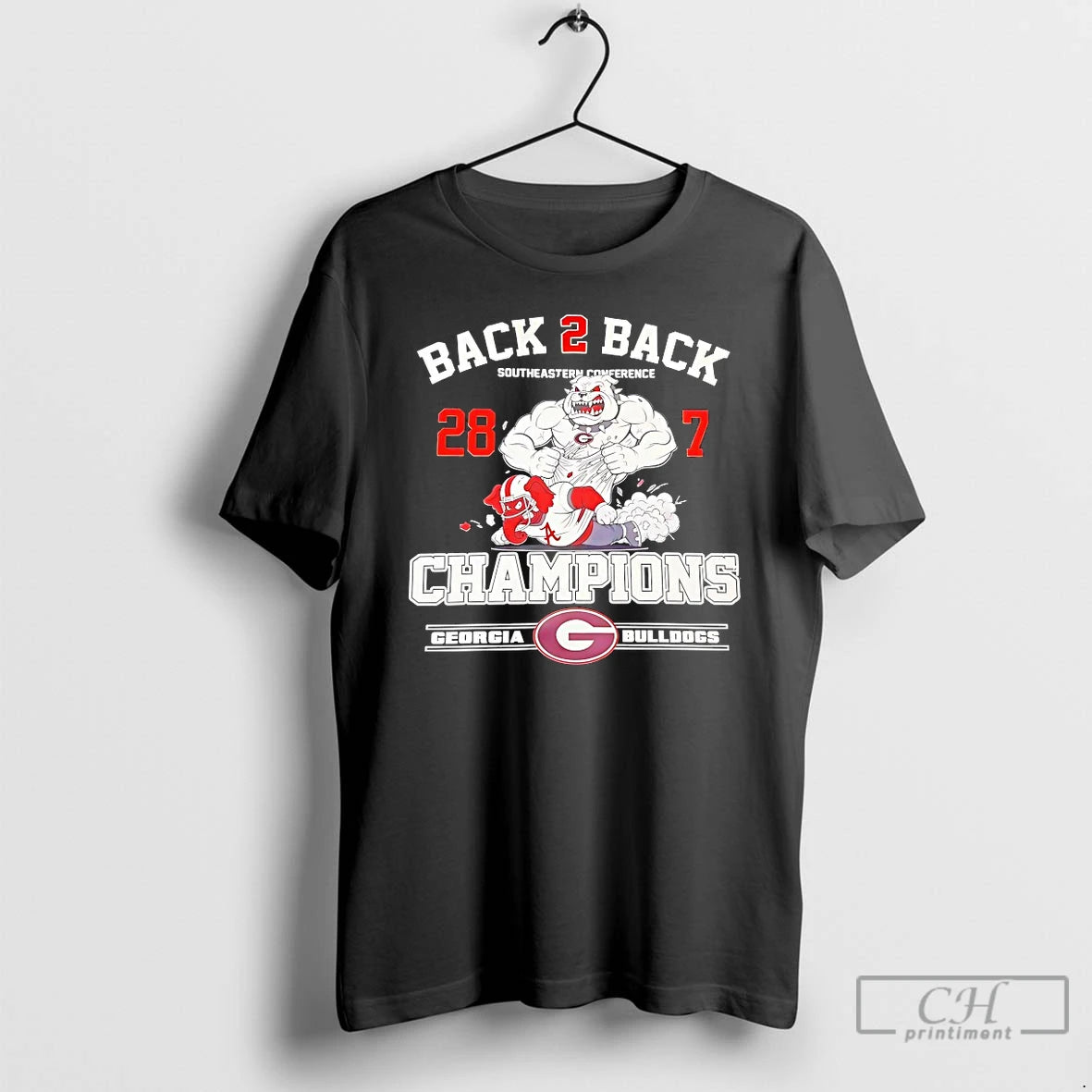 Classic Georgia Bulldogs Back 2 Back Southeastern Conference 28 7 T-Shirts, Hoodie, Sweatshirt | PopFlextees.com