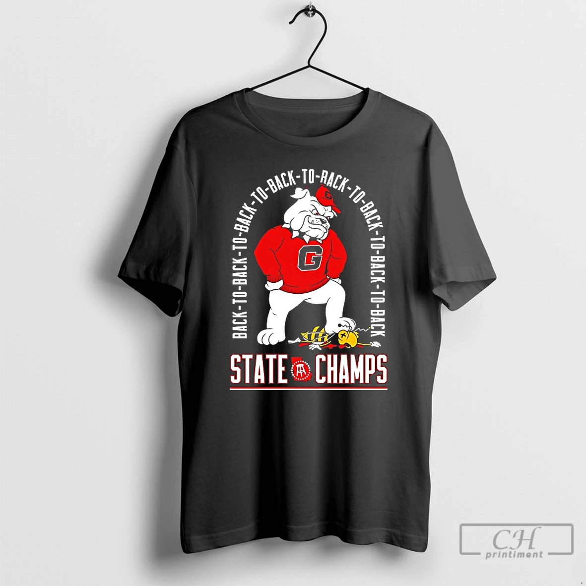 Classic Georgia Bulldogs Eight Time State Champs T-Shirts, Hoodie, Sweatshirt | PopFlextees.com