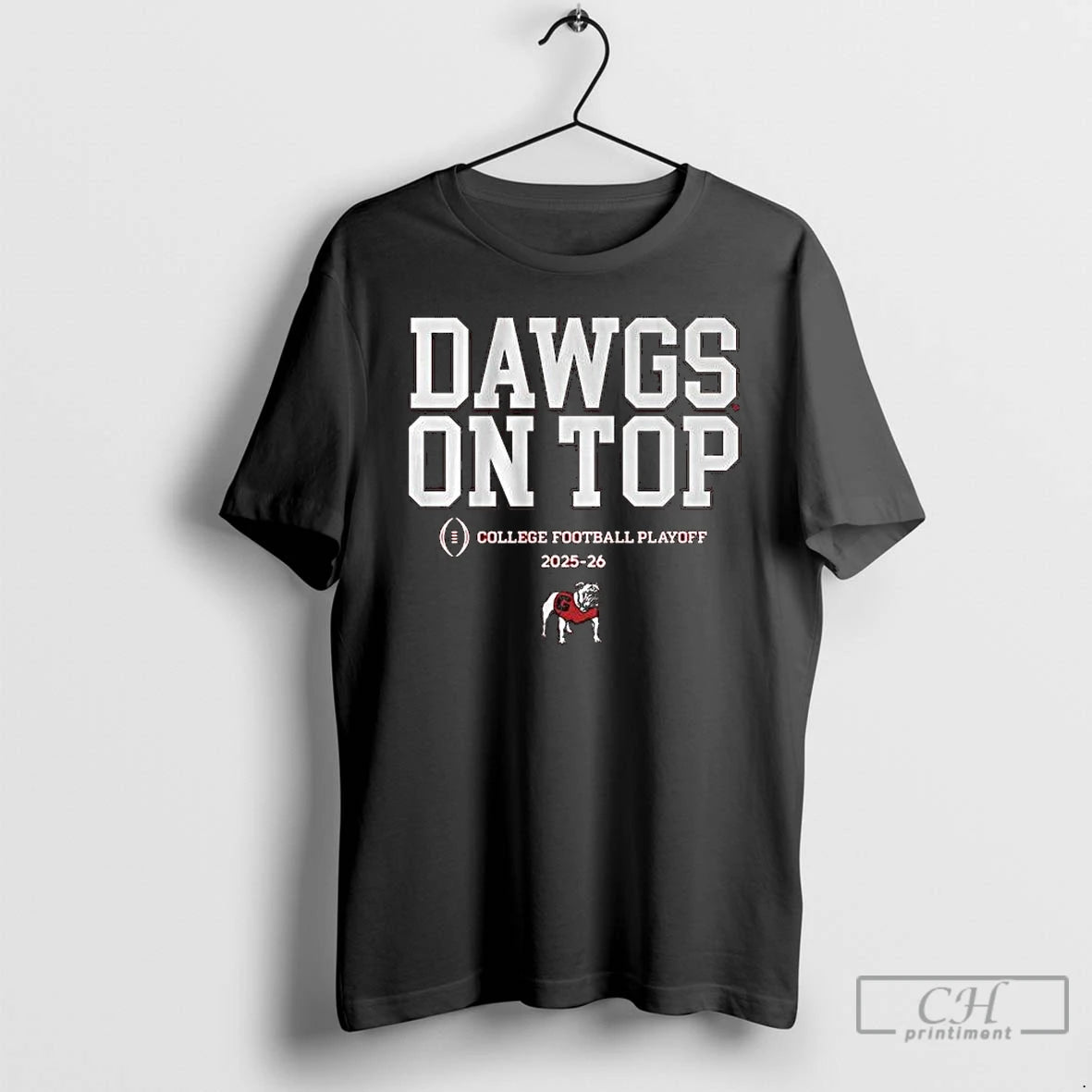 Classic Georgia Bulldogs Football 2025 Cfp Team Dawgs On Top Slogan T-Shirts, Hoodie, Sweatshirt | PopFlextees.com