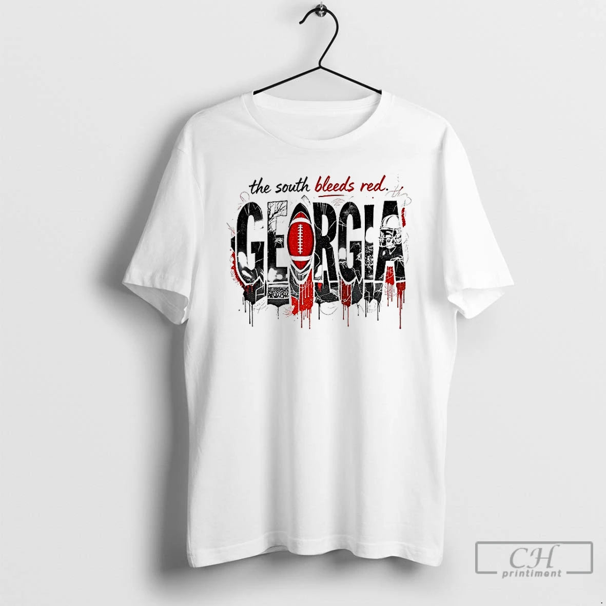 Classic Georgia Bulldogs Football The South Bleeds Red Lights T-Shirts, Hoodie, Sweatshirt | PopFlextees.com