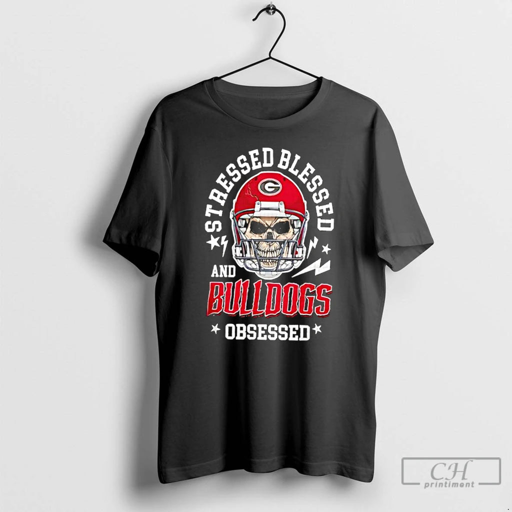Classic Georgia Bulldogs Ncaa Obsessed Helmet Skull T-Shirts, Hoodie, Sweatshirt | PopFlextees.com