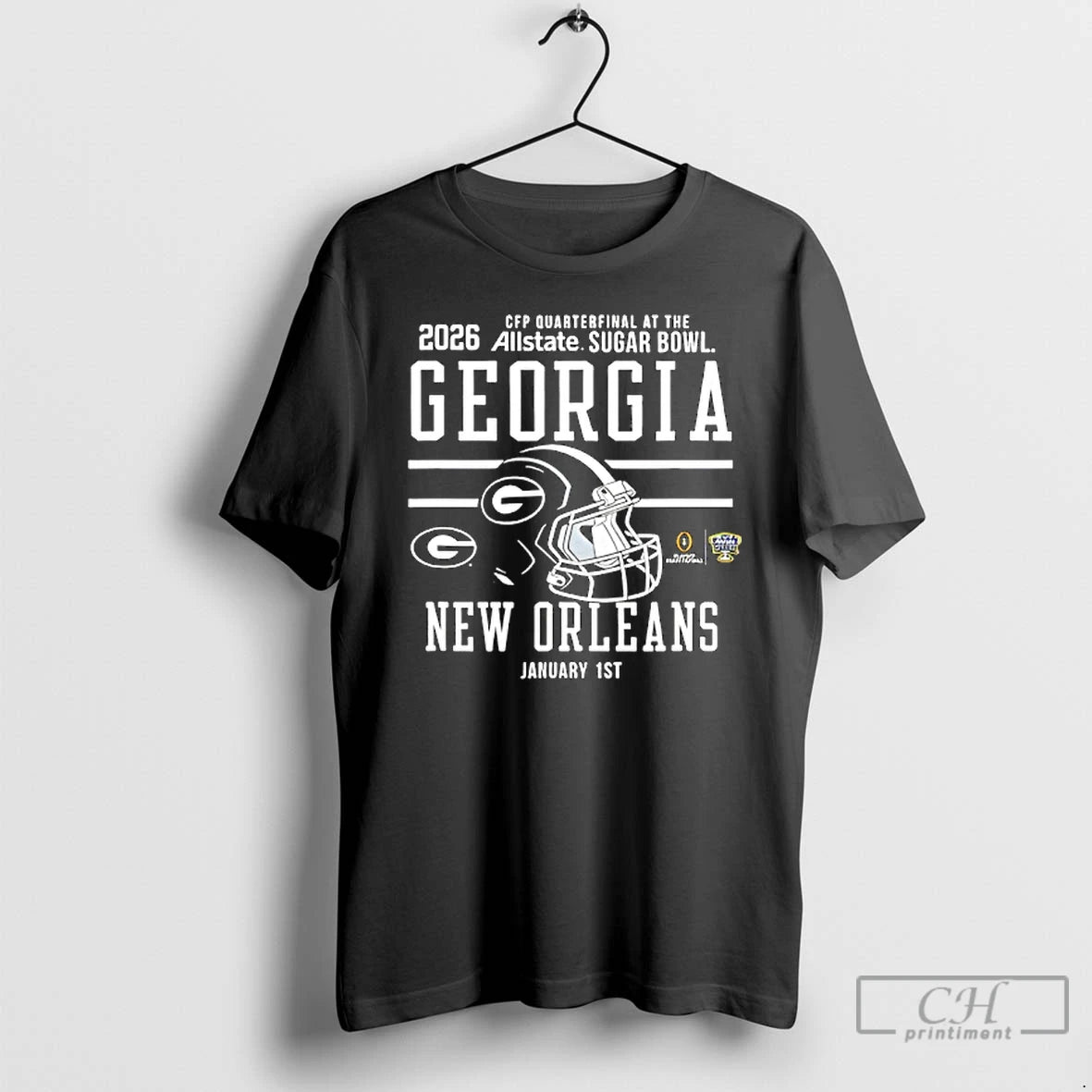 Classic Georgia Bulldogs Sugar Bowl Cfp Quarterfinal 2025 2026 Red T-Shirts, Hoodie, Sweatshirt | PopFlextees.com