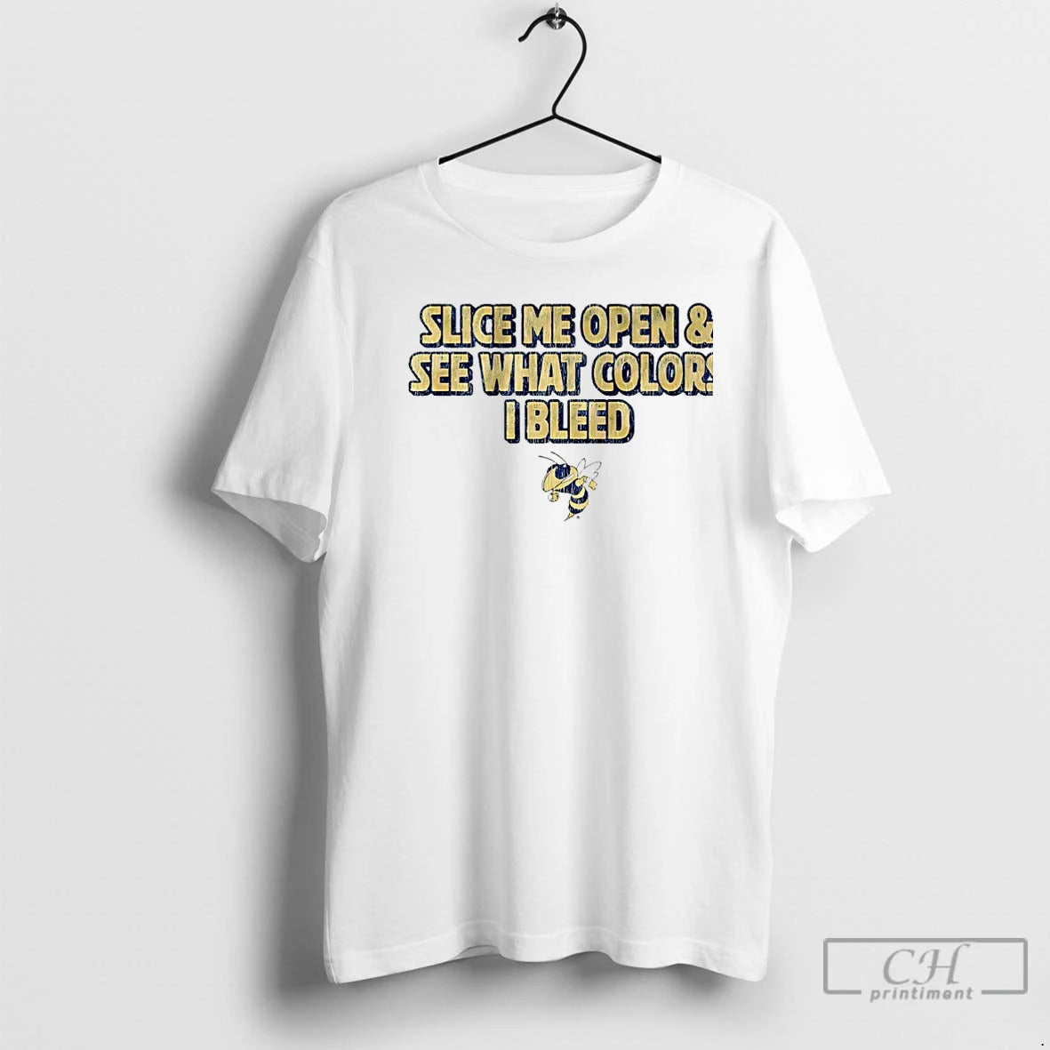 Classic Georgia Tech Yellow Jackets See What Colors I Bleed Christmas T-Shirts, Hoodie, Sweatshirt | PopFlextees.com