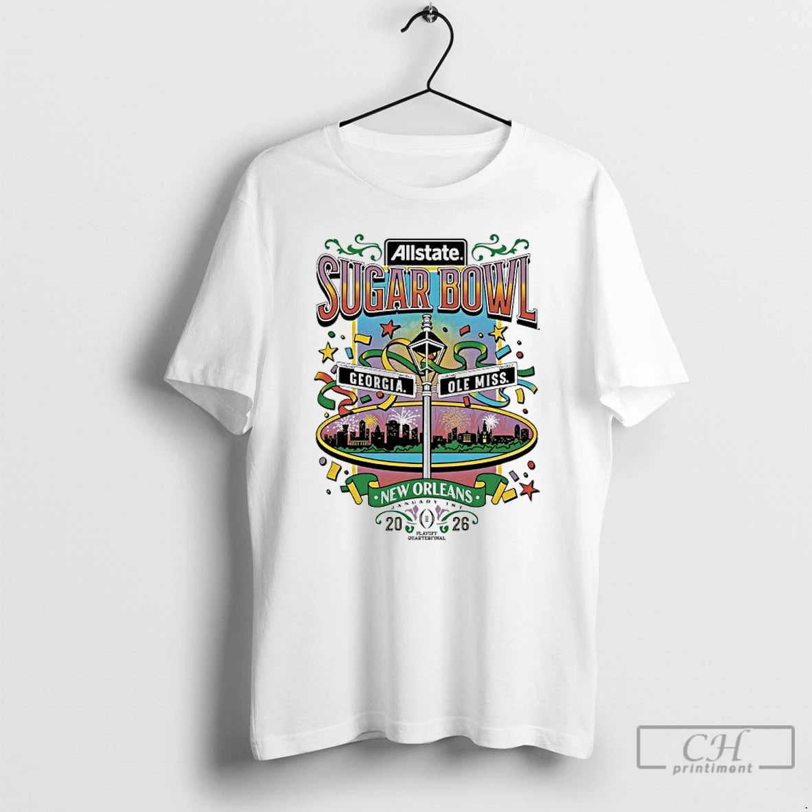 Classic Georgia Vs Ole Miss 2026 Allstate Sugar Bowl Nola T-Shirts, Hoodie, Sweatshirt | PopFlextees.com
