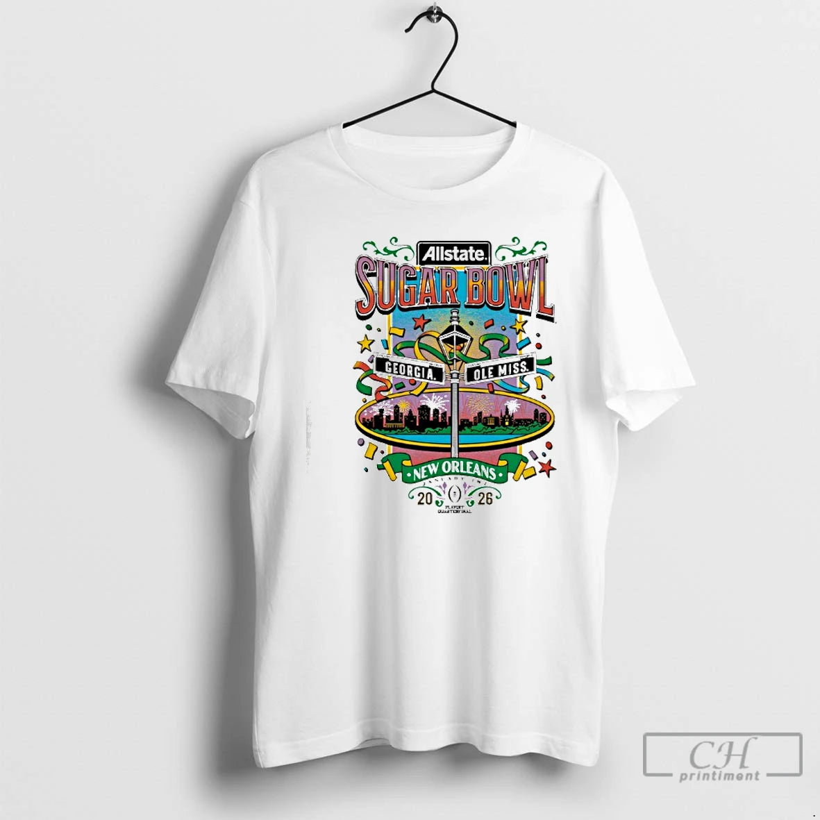 Classic Georgia Vs Ole Miss 2026 Allstate Sugar Bowl New Orleans T-Shirts, Hoodie, Sweatshirt | PopFlextees.com
