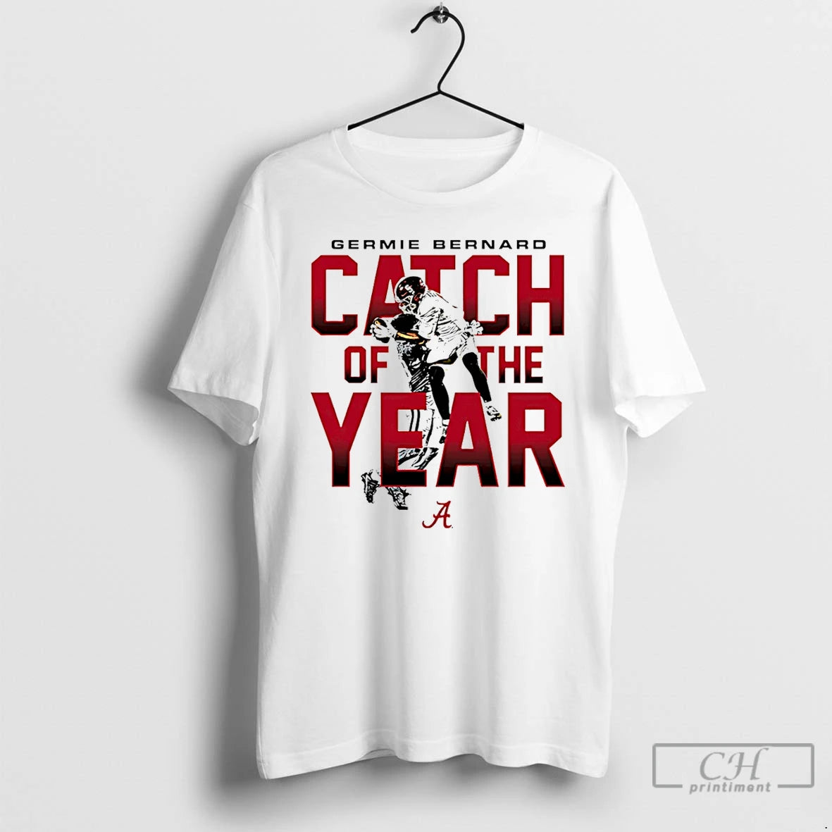 Classic Germie Bernard Alabama Football Ncaa Catch Of The Year T-Shirts, Hoodie, Sweatshirt | PopFlextees.com