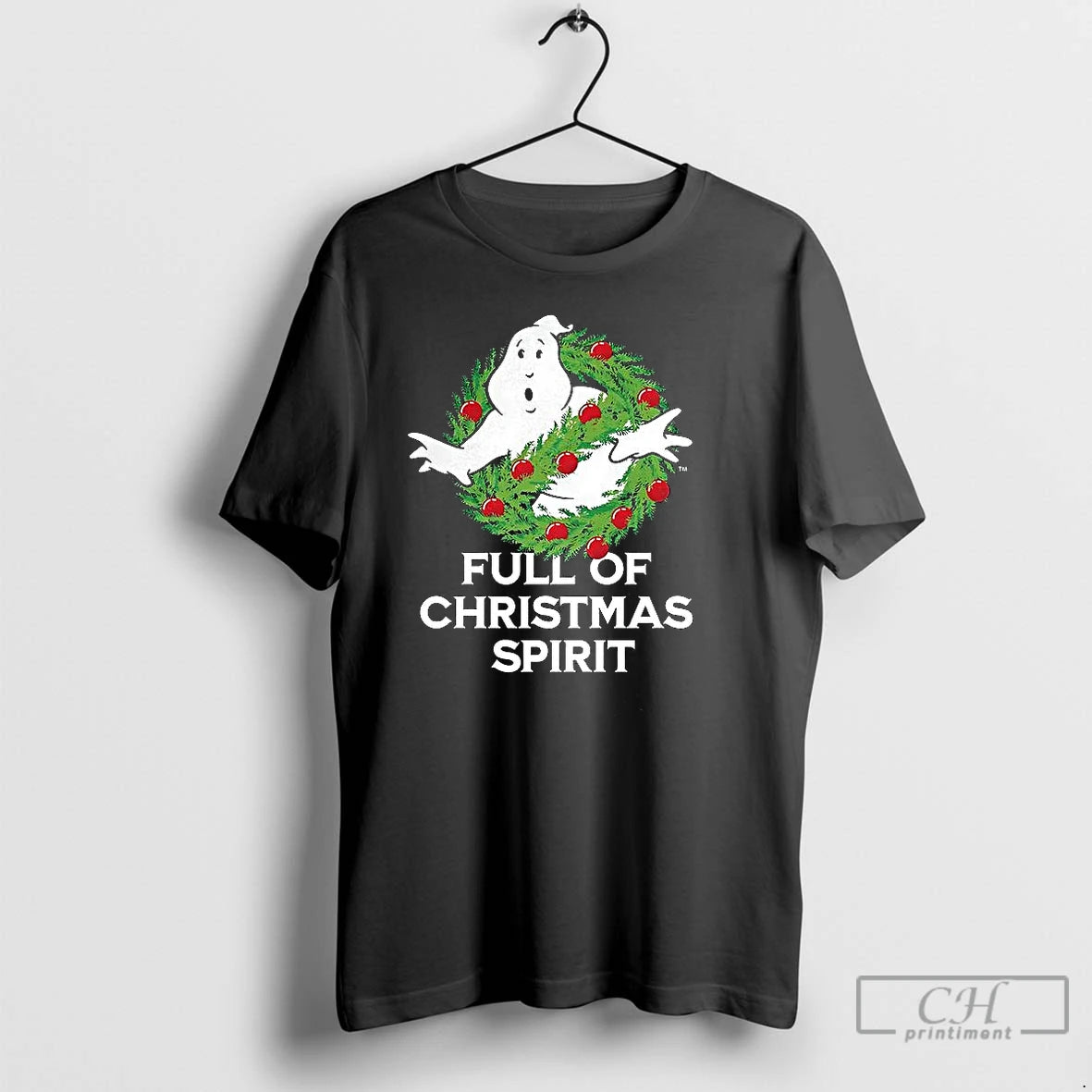 Classic Ghostbusters Full Of Christmas Spirit T-Shirts, Hoodie, Sweatshirt | PopFlextees.com