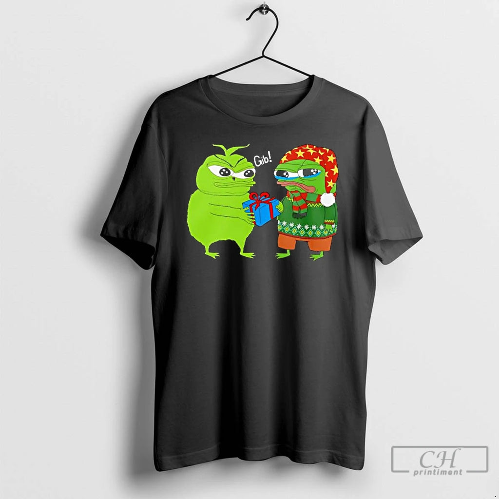 Classic Gib Christmas Cartoon Gift Box T-Shirts, Hoodie, Sweatshirt | PopFlextees.com