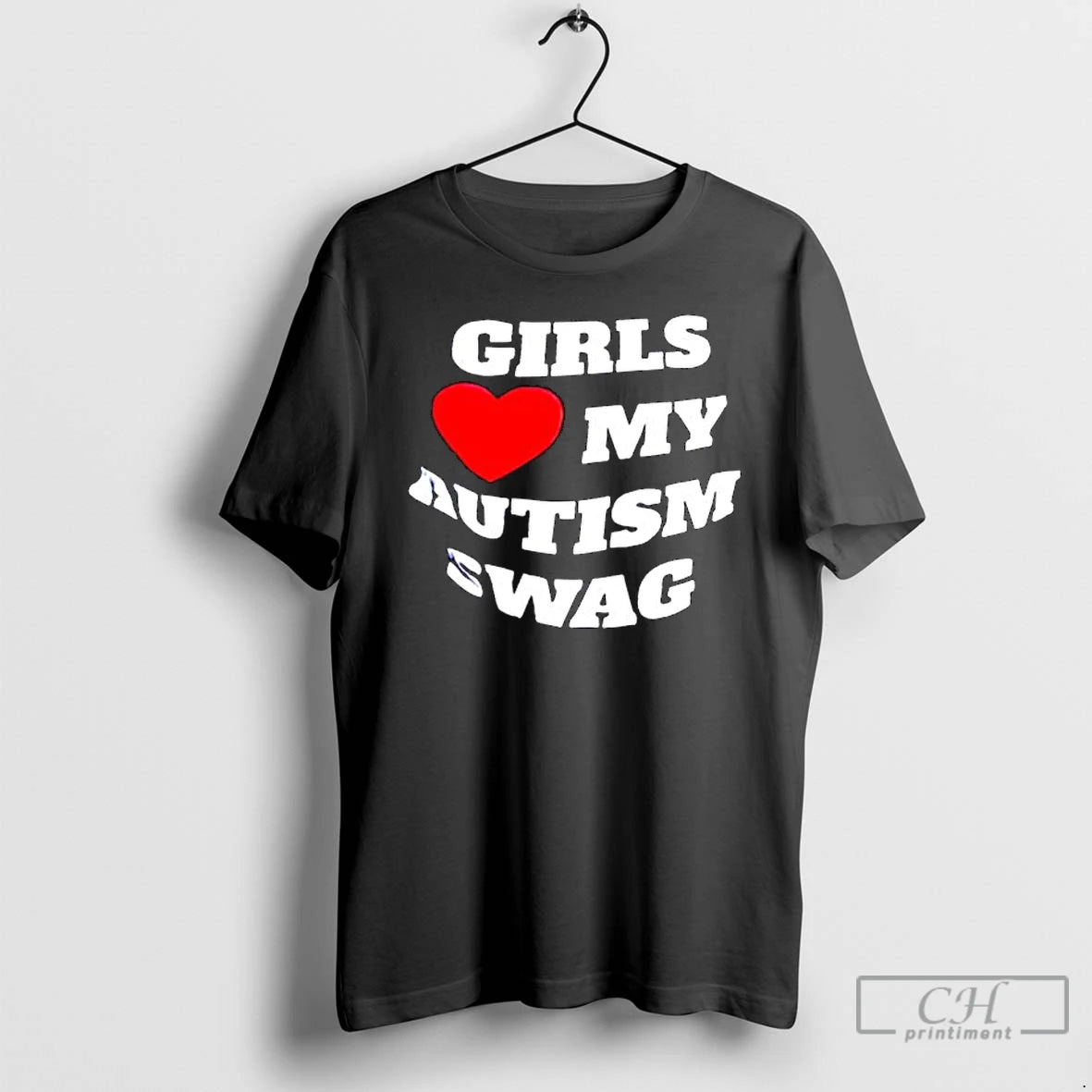 Classic Girls Love My Autism Swag Funny Autistic Awareness T-Shirts, Hoodie, Sweatshirt | PopFlextees.com