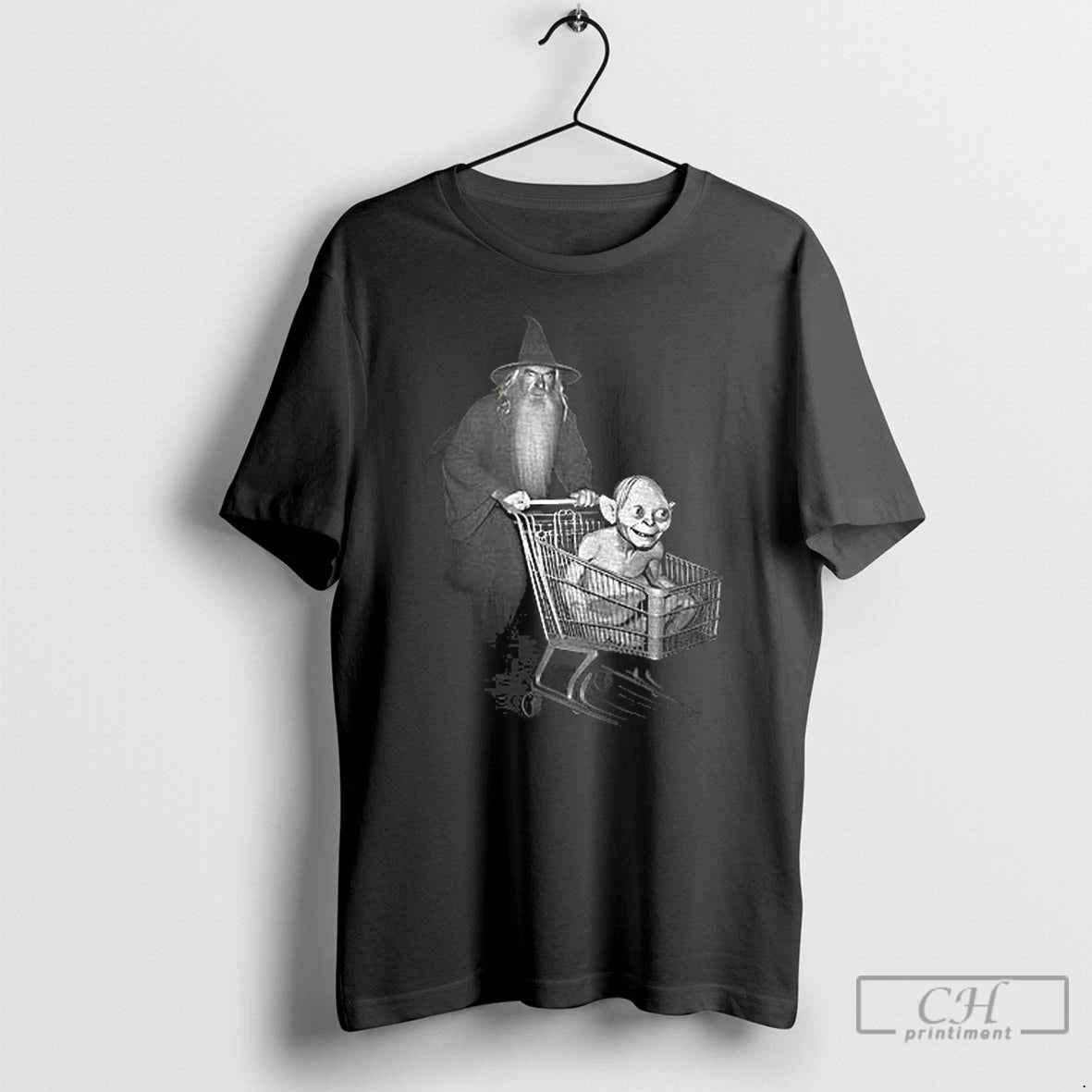 Classic Goblin Pushing Cart Lotr Meme T-Shirts, Hoodie, Sweatshirt | PopFlextees.com