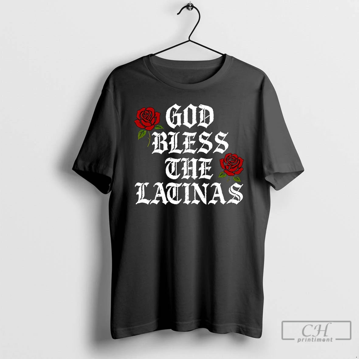 Classic God Bless The Latinas Rose Christmas T-Shirts, Hoodie, Sweatshirt | PopFlextees.com