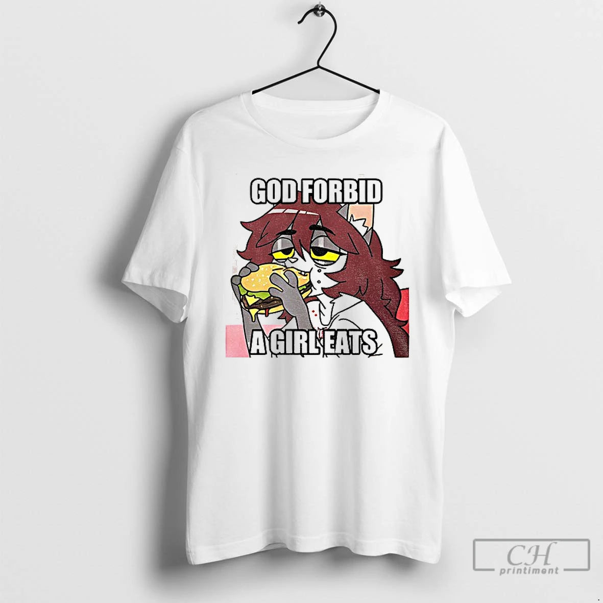 Classic God Forbid A Girl Eats T-Shirts, Hoodie, Sweatshirt | PopFlextees.com