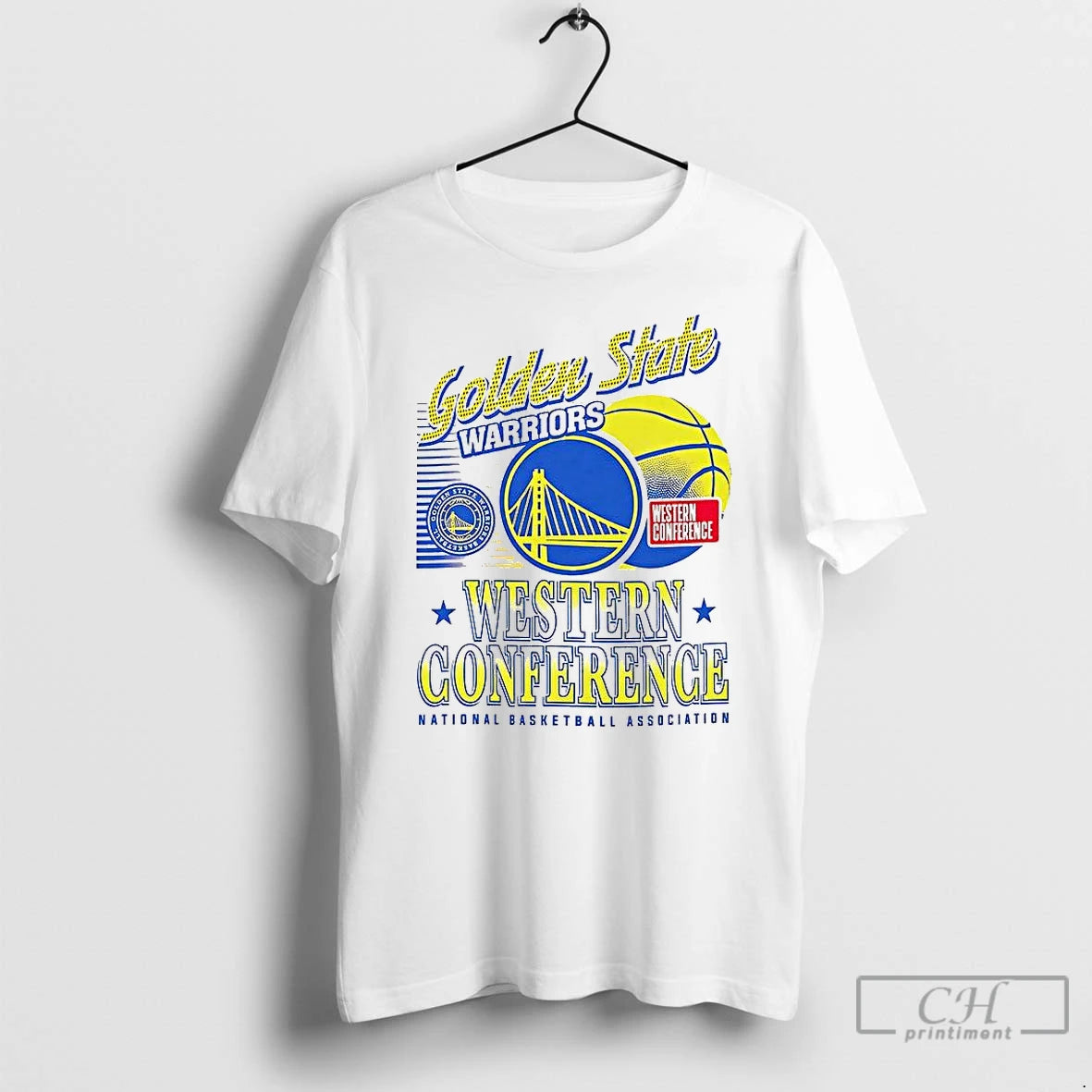 Classic Golden State Warriors Nba Western Conference Logo And Ball T-Shirts, Hoodie, Sweatshirt | PopFlextees.com