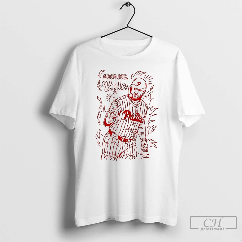 Classic Good Job Kyle Schwarber Philadelphia Phillies T-Shirts, Hoodie, Sweatshirt | PopFlextees.com