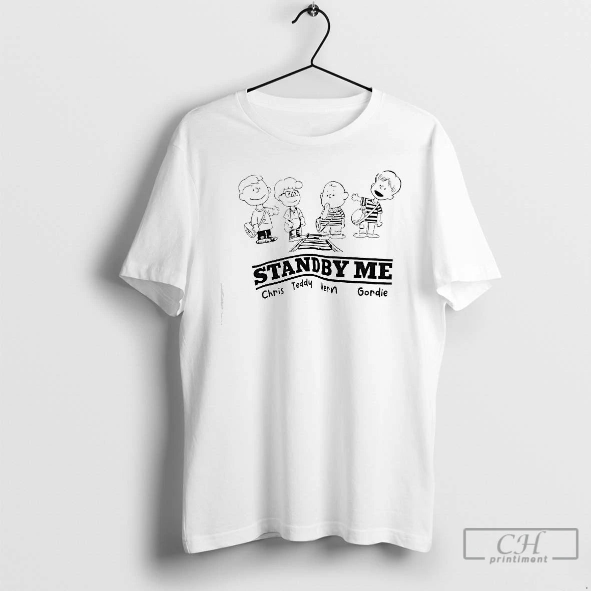 Classic Gordie Chris Teddy Vern Stand By Me Movie Graphic T-Shirts, Hoodie, Sweatshirt | PopFlextees.com