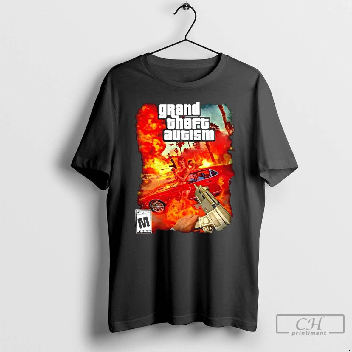 Classic Grand Theft Autism Grand Theft Auto T-Shirts, Hoodie, Sweatshirt | PopFlextees.com