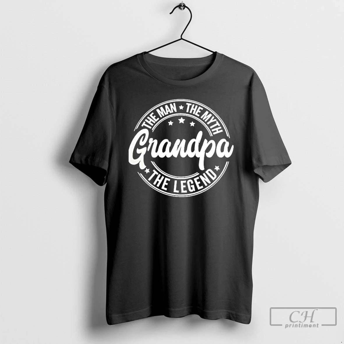 Classic Grandpa The Man The Myth The Legend T-Shirts, Hoodie, Sweatshirt | PopFlextees.com