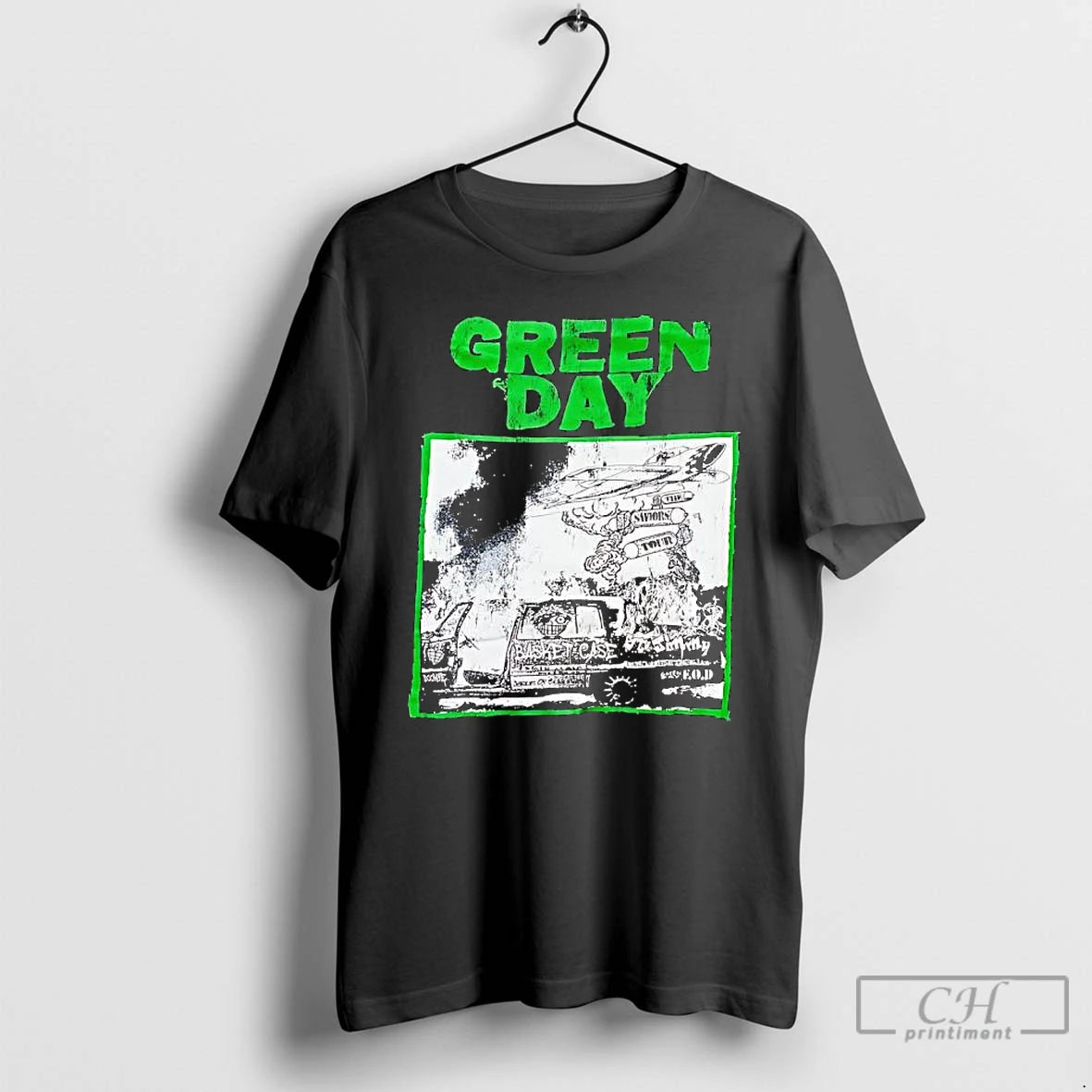 Classic Green Day Basket Case Graphic T-Shirts, Hoodie, Sweatshirt | PopFlextees.com