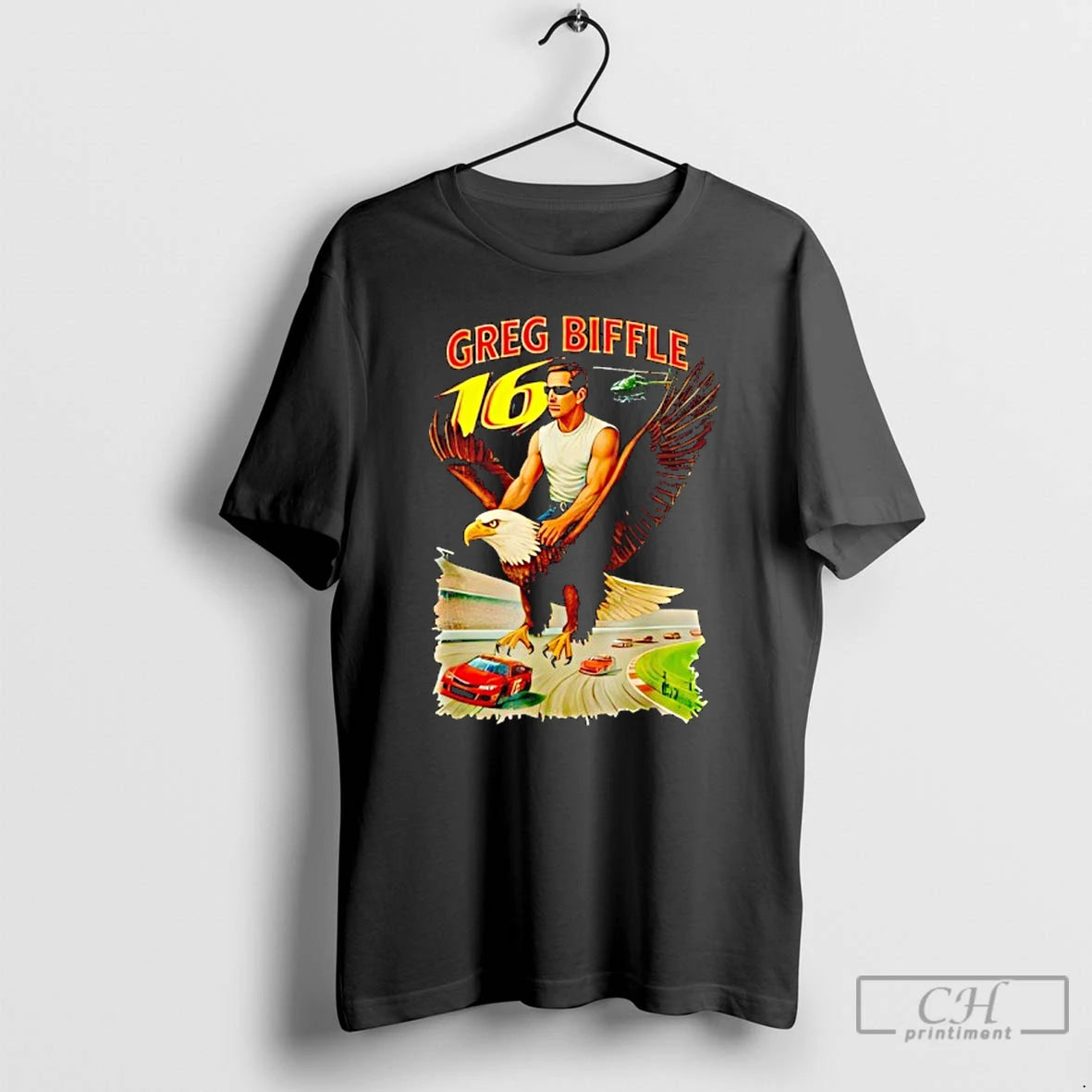 Classic Greg Biffle 16 Eagle Man Graphic T-Shirts, Hoodie, Sweatshirt | PopFlextees.com