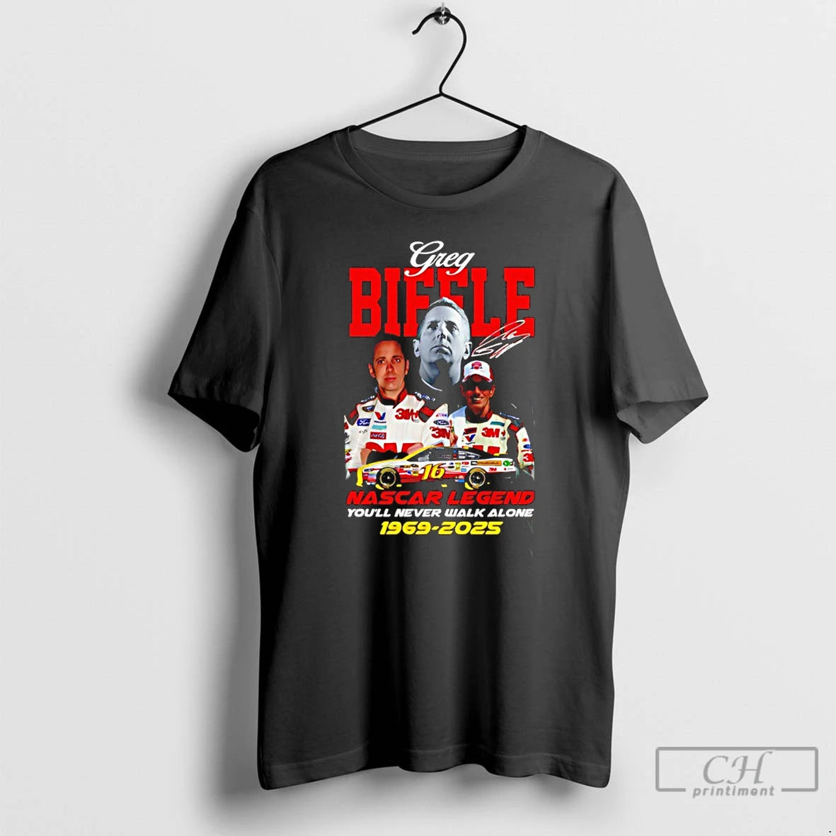 Classic Greg Biffle Nascar Legend Youll Never Walk Alone 1960 2025 T-Shirts, Hoodie, Sweatshirt | PopFlextees.com