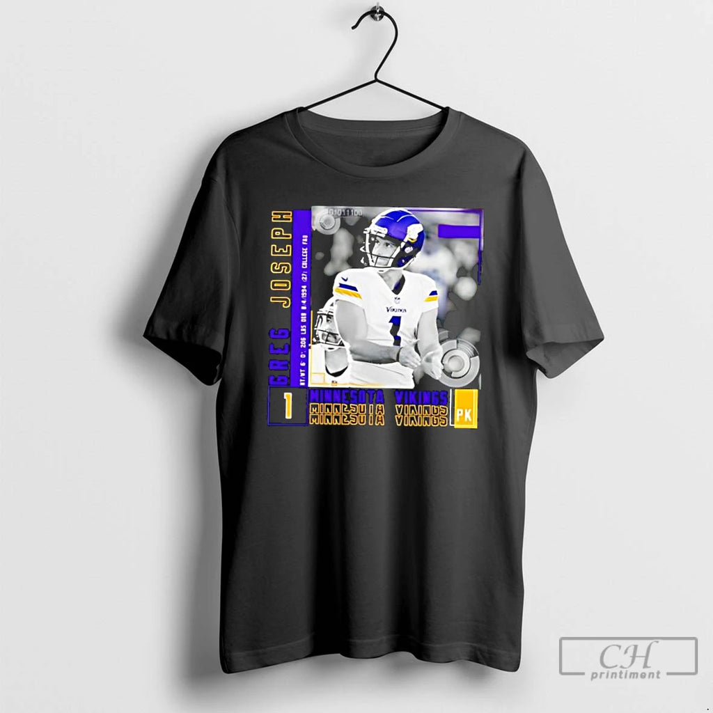 Classic Greg Joseph Football Minnesota Vkings T-Shirts, Hoodie, Sweatshirt | PopFlextees.com