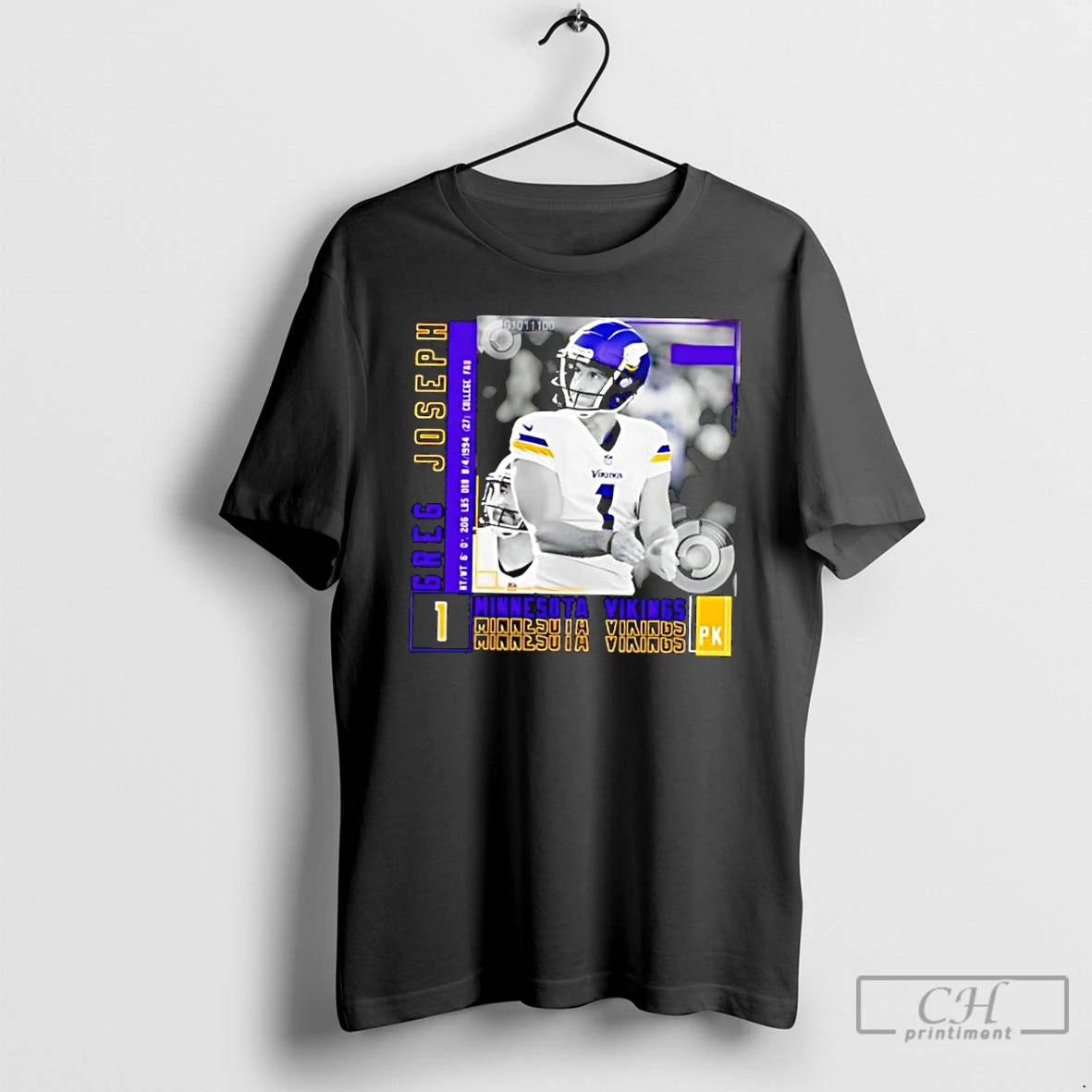Classic Greg Joseph Football Minnesota Vkings T-Shirts, Hoodie, Sweatshirt | PopFlextees.com