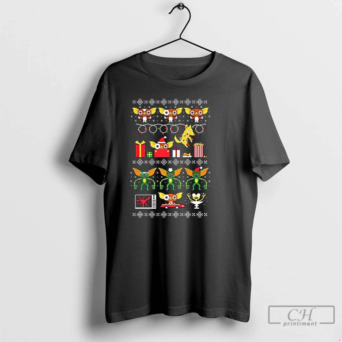 Classic Gremlins Cookies After Midnight Ugly Christmas Jumper T-Shirts, Hoodie, Sweatshirt | PopFlextees.com