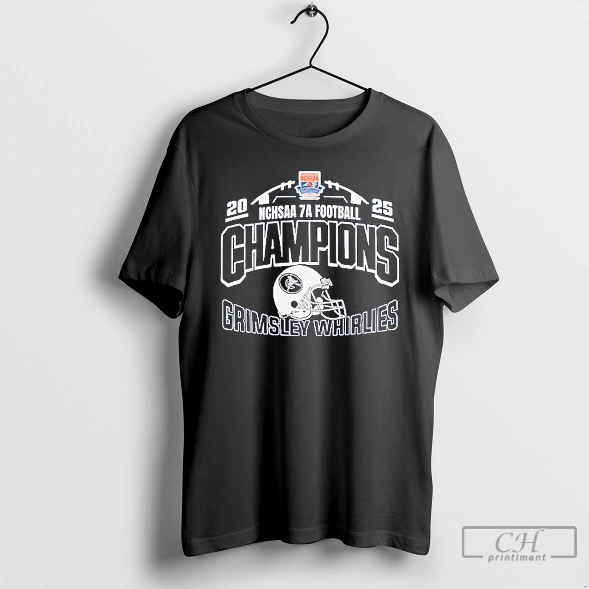 Classic Grimsley Whirlies 7a State Champions 2025 Logo T-Shirts, Hoodie, Sweatshirt | PopFlextees.com