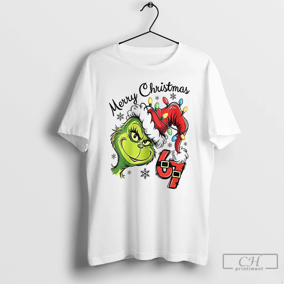 Classic Grinch 6 7 Six Seven Merry Christmas T-Shirts, Hoodie, Sweatshirt | PopFlextees.com