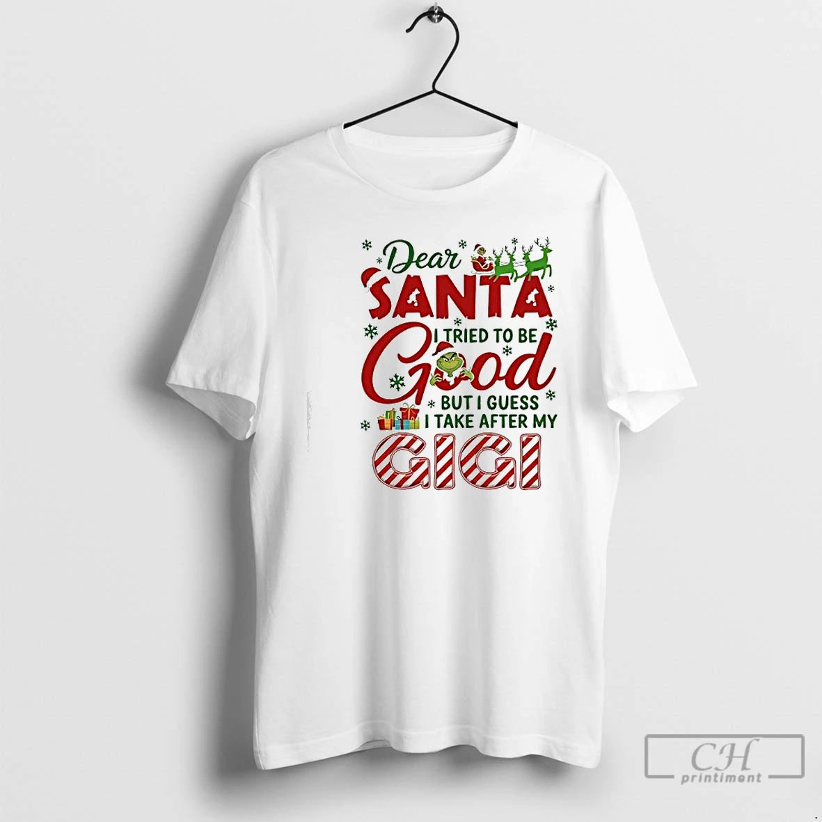 Classic Grinch Dear Santa I Tried To Be Good But I Guess I Take After T-Shirts, Hoodie, Sweatshirt | PopFlextees.com