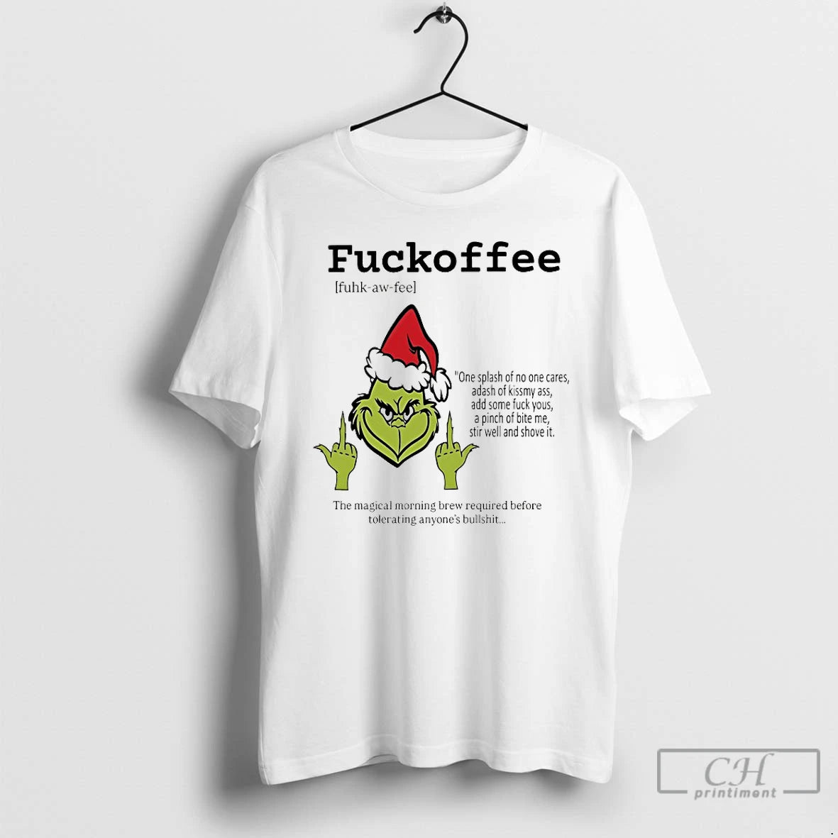 Classic Grinch Fuckoffee Christmas 2025 T-Shirts, Hoodie, Sweatshirt | PopFlextees.com
