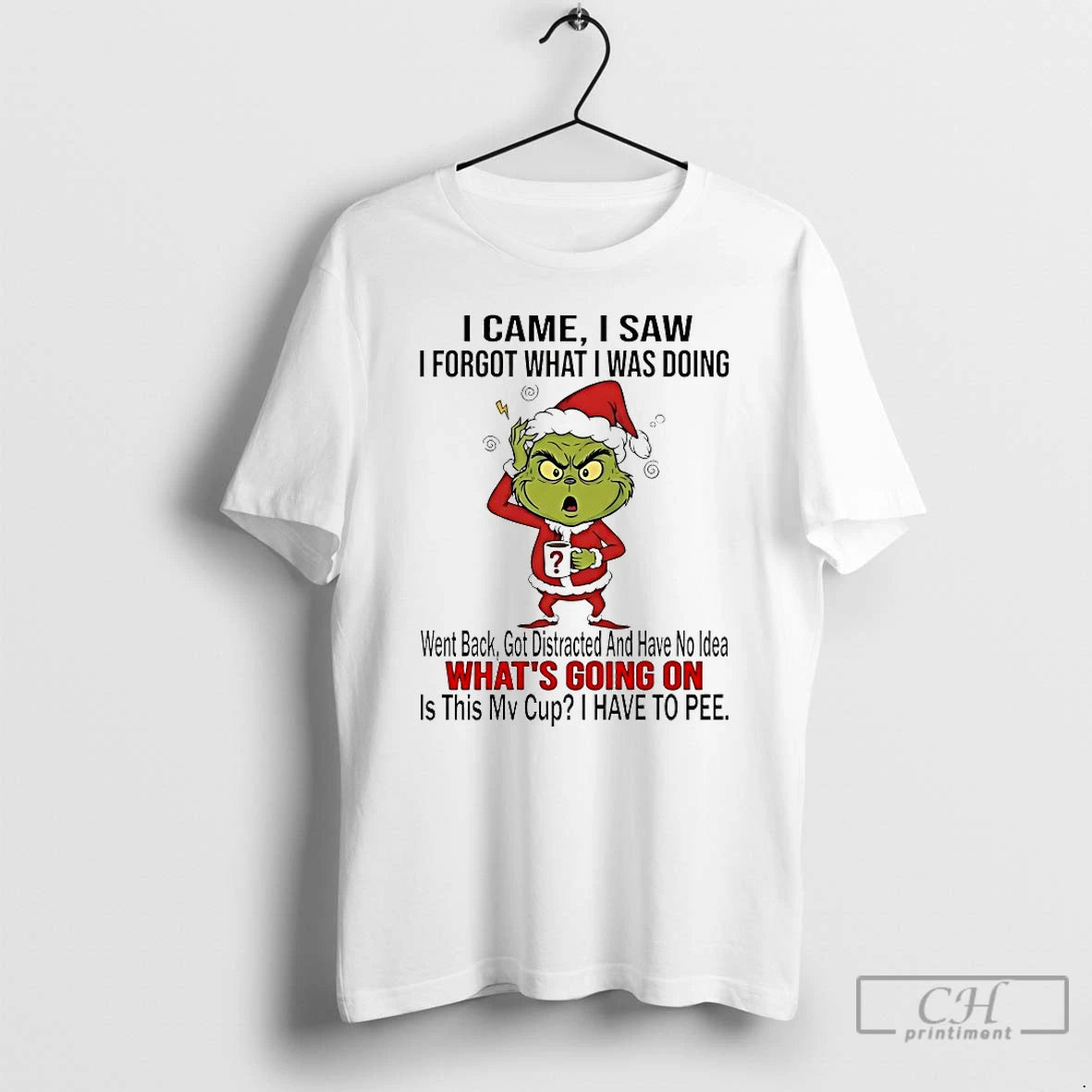 Classic Grinch I Came I Saw I Forgot What I Was Doing Christmas 2025 T-Shirts, Hoodie, Sweatshirt | PopFlextees.com