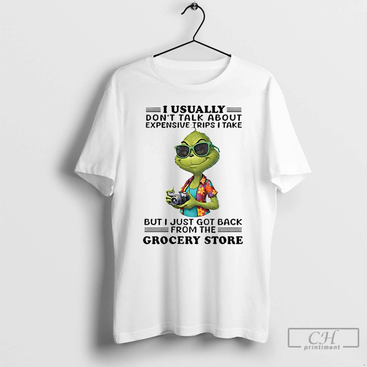 Classic Grinch Santa I Usually Dont Talk About Expensive Trips I Take But I Just T-Shirts, Hoodie, Sweatshirt