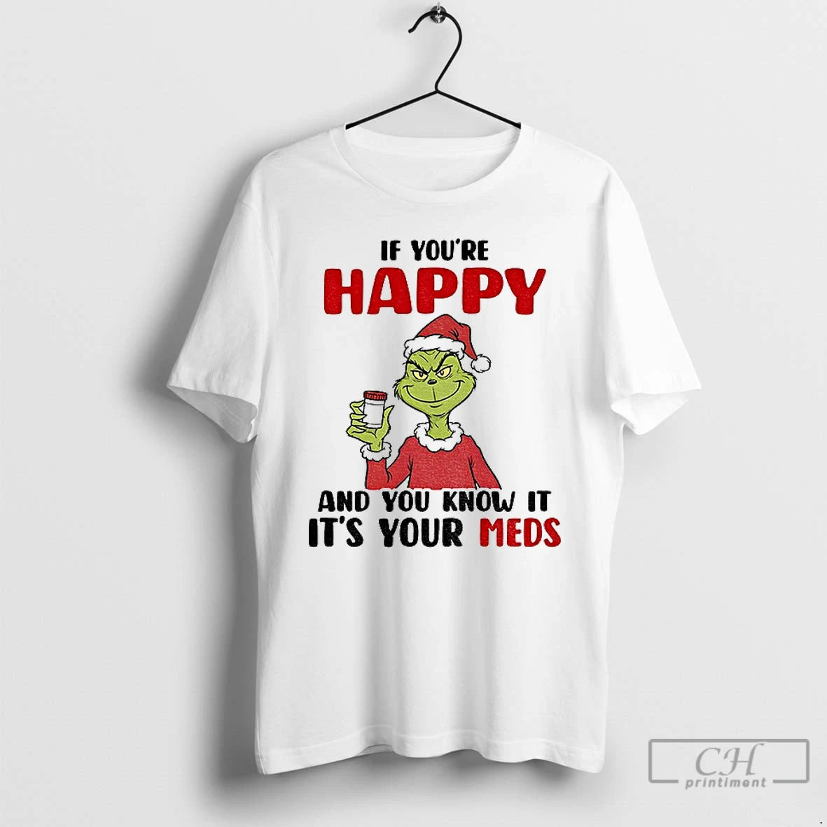 Classic Grinch Santa Im A Cranky Old Lady If You Dont Want A Sarcastic Answer T-Shirts, Hoodie, Sweatshirt | PopFlextees.com
