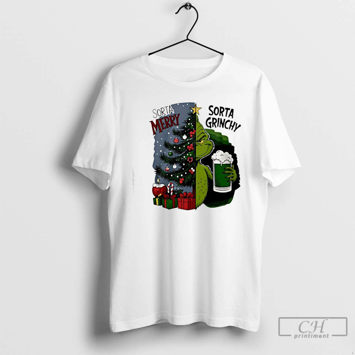 Classic Grinch Sorta Merry Sorta Grinchy Christmas Holiday T-Shirts, Hoodie, Sweatshirt | PopFlextees.com