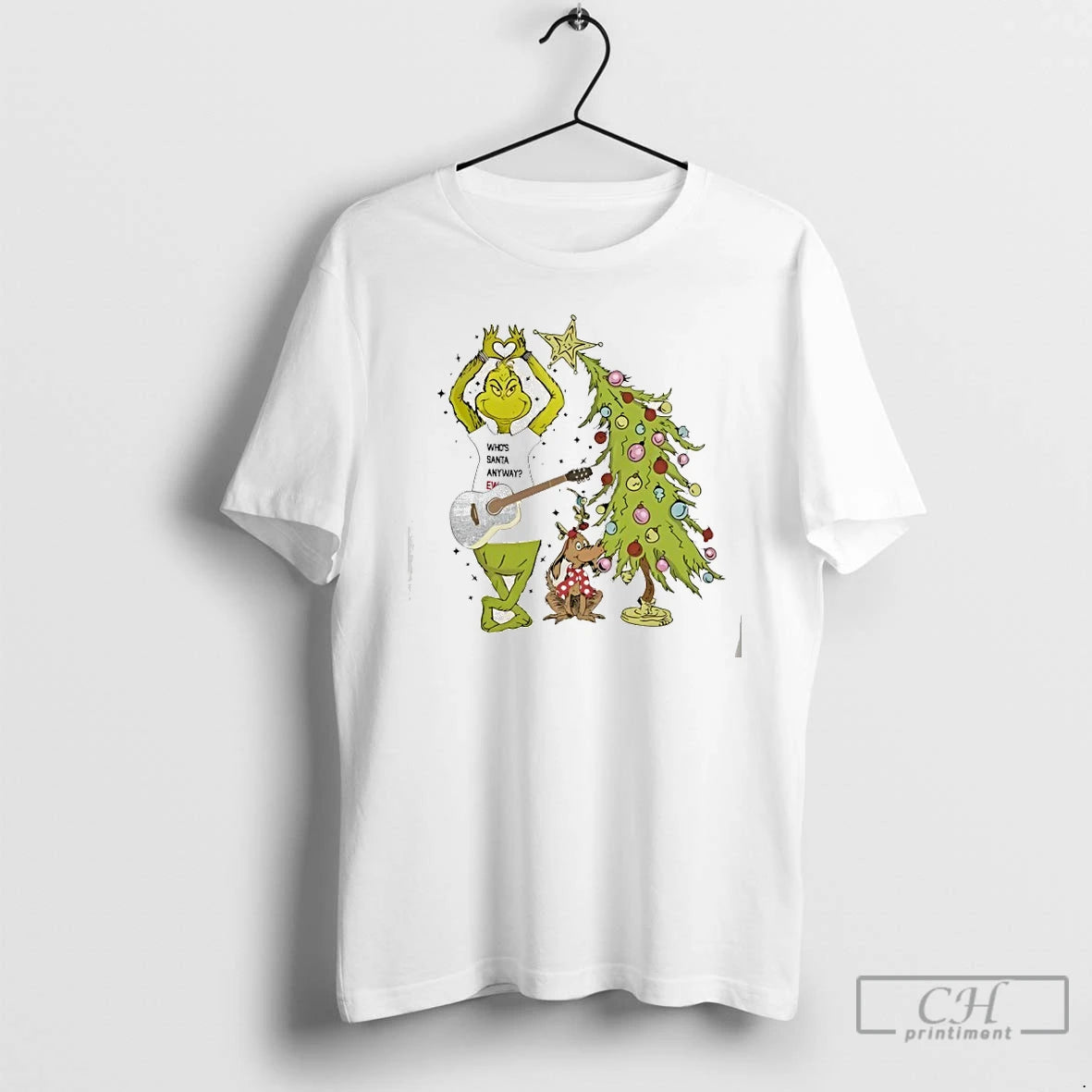 Classic Grinch Whos Santa Anyway T-Shirts, Hoodie, Sweatshirt