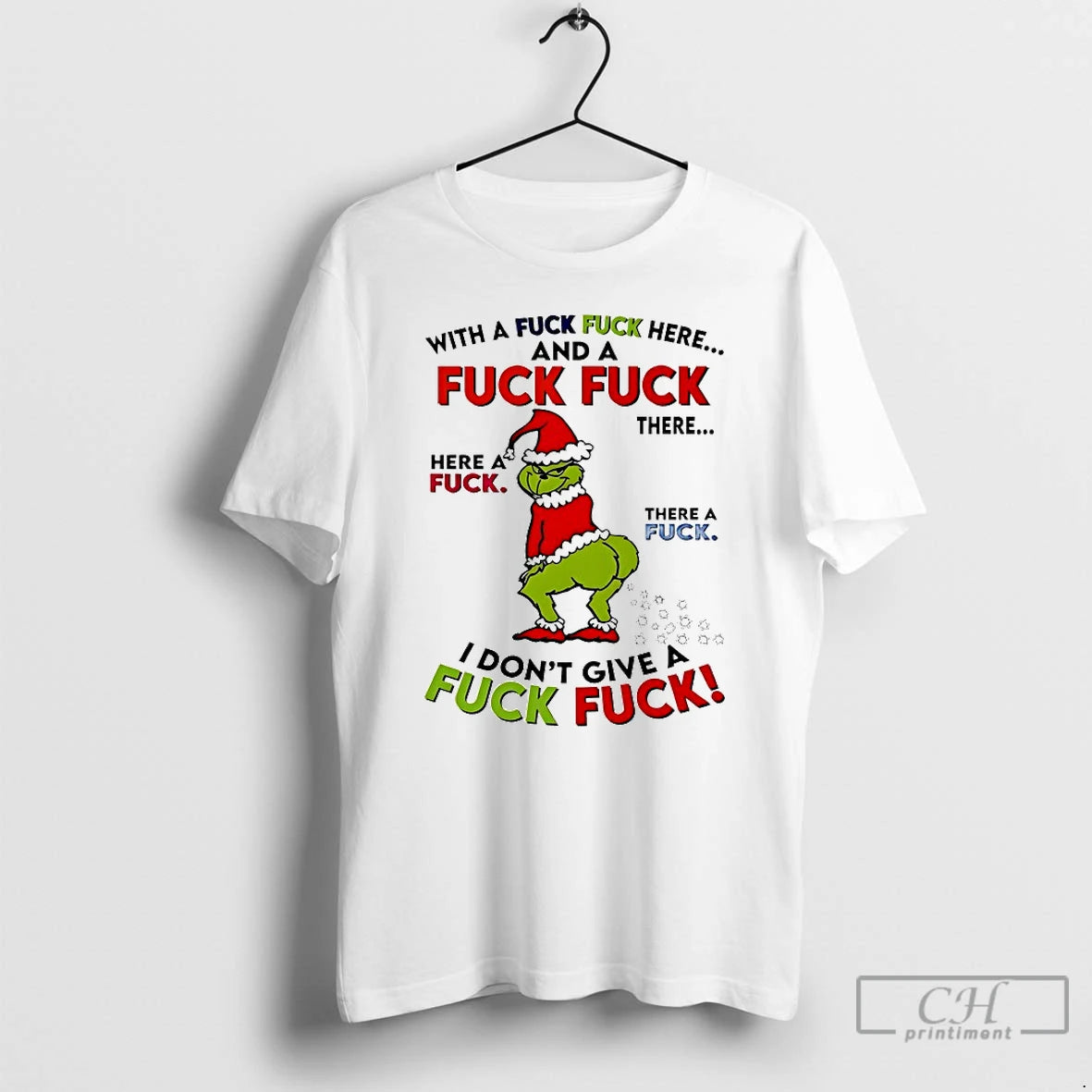 Classic Grinch With A Fuck Fuck Here And A Fuck Fuck Christmas 2025 T Shirts Hoodie, Sweatshirt | PopFlextees.com