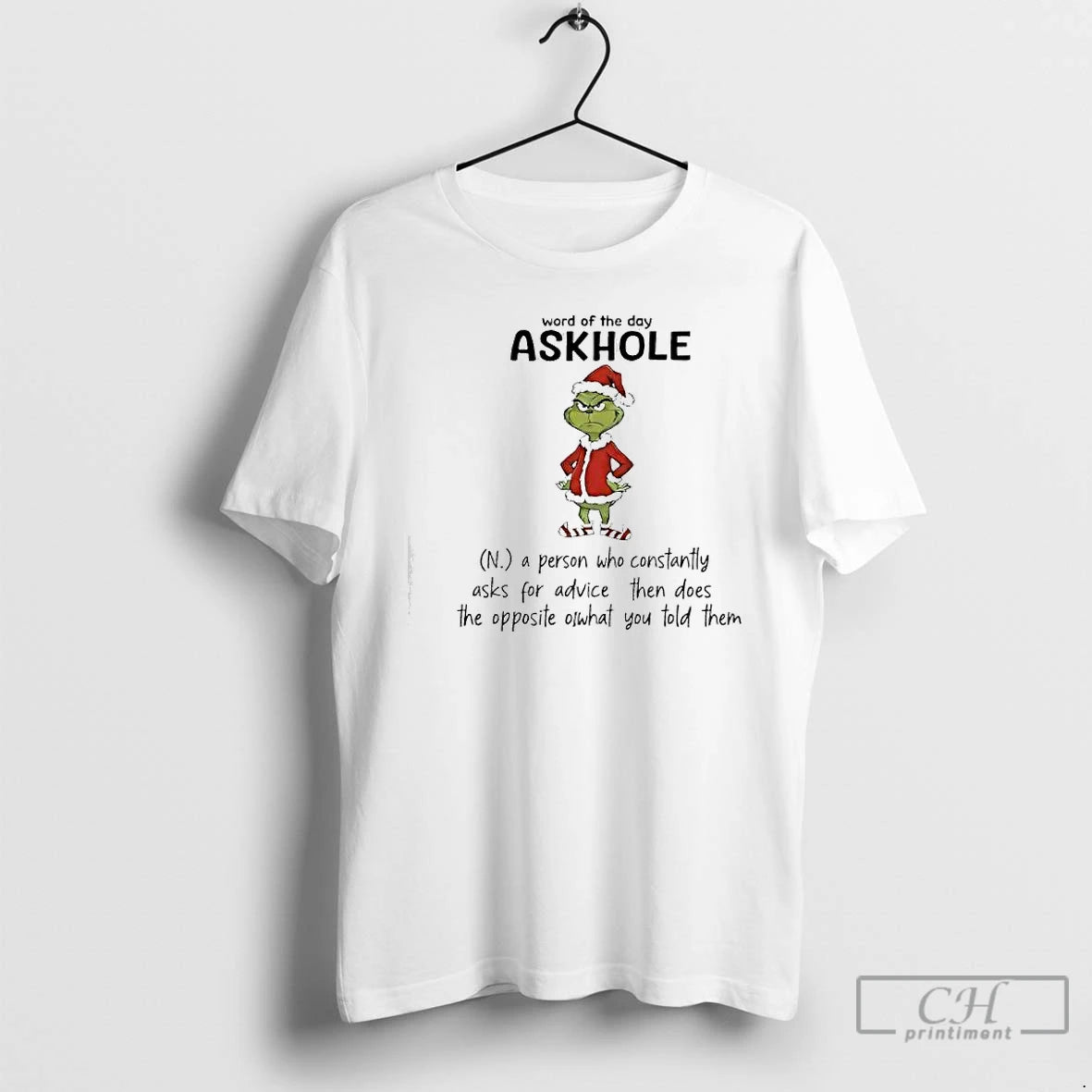 Classic Grinch Word Of The Day Askhole T-Shirts, Hoodie, Sweatshirt | PopFlextees.com