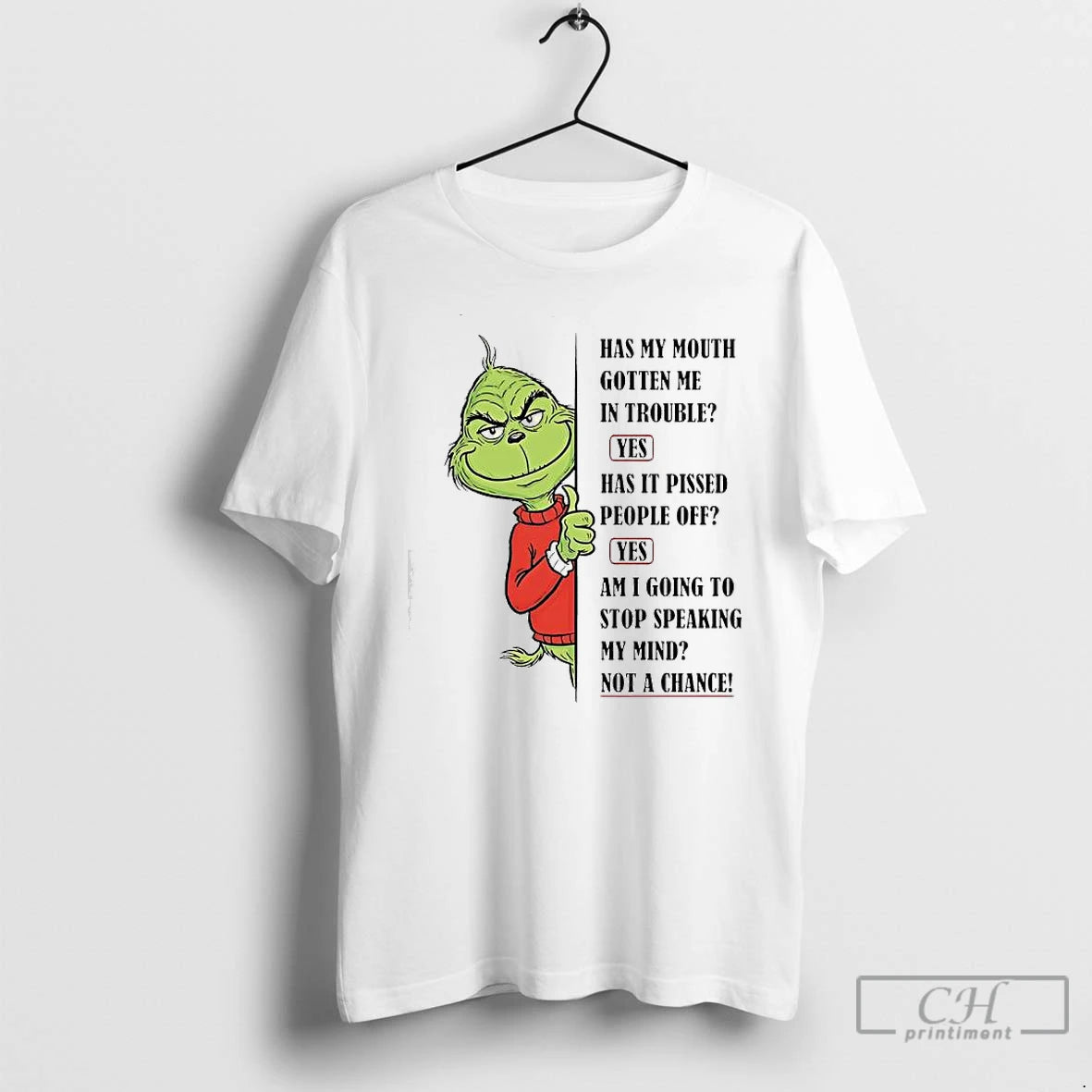 Classic Grinch Yes Has It Pissed People Off Yes Am I Going To Stop Speaking T-Shirts, Hoodie, Sweatshirt | PopFlextees.com